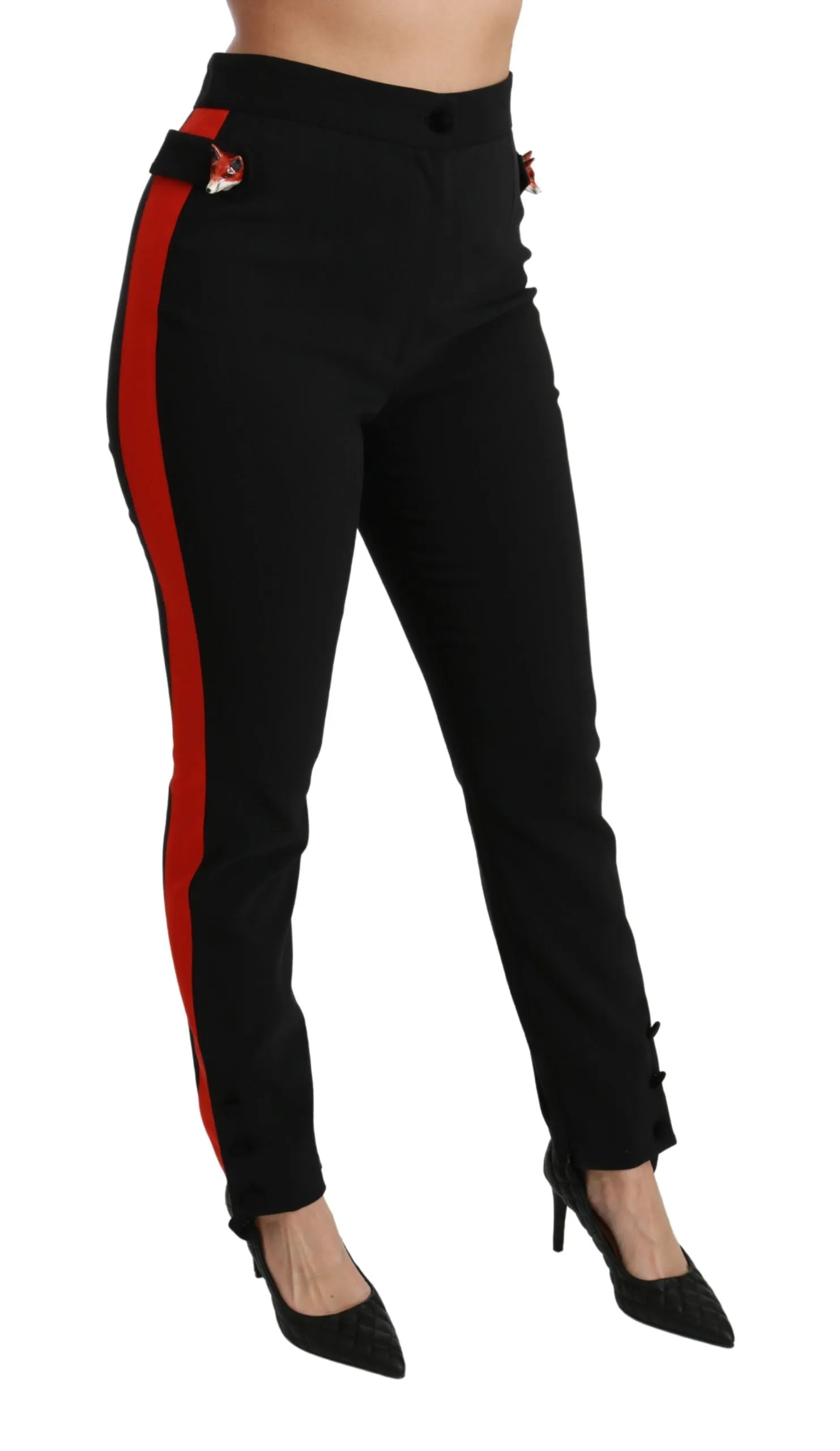 Dolce & Gabbana Chic High Waist Skinny Pants in Women's