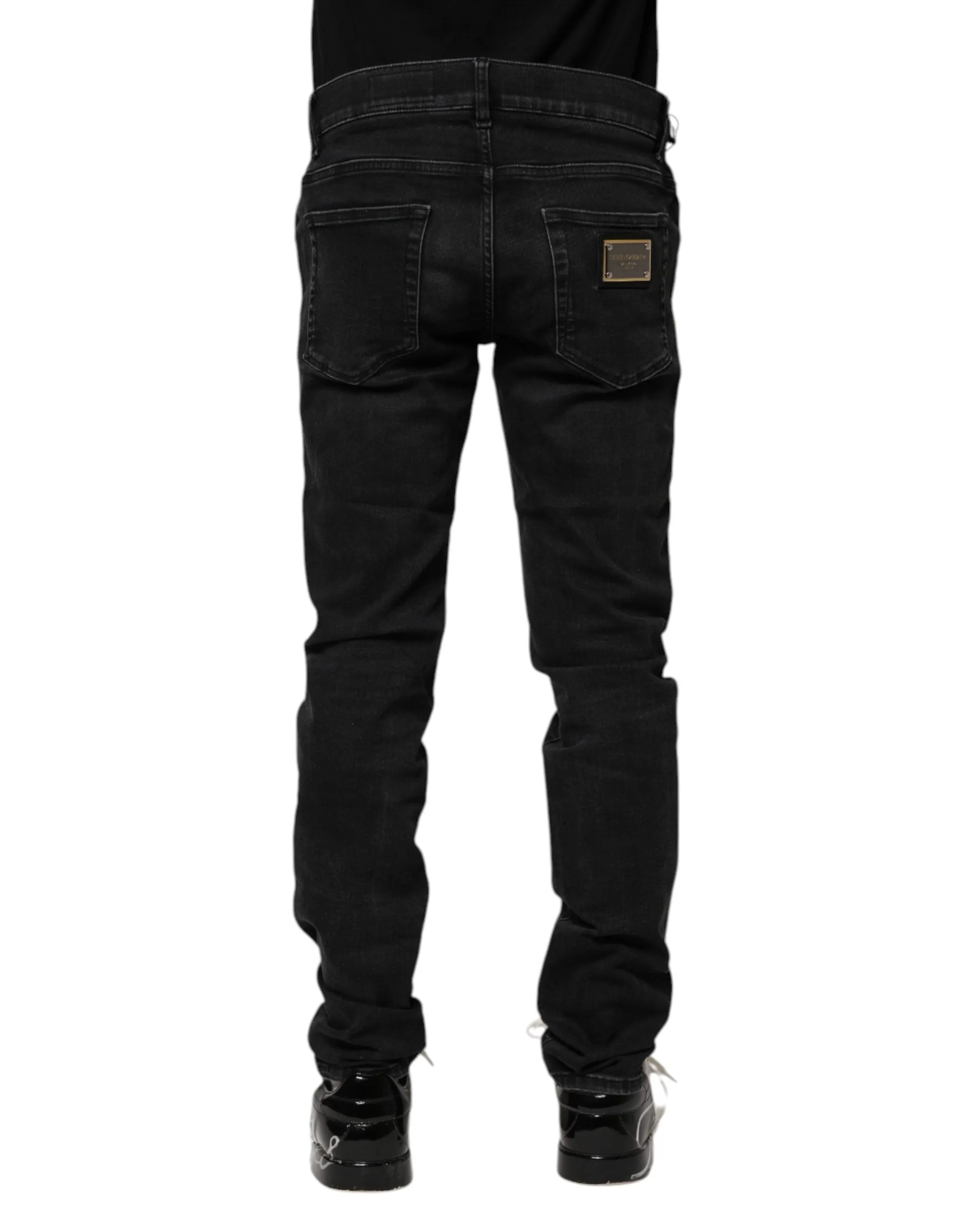 Dolce & Gabbana Cotton Skinny Men blue Men's Jeans