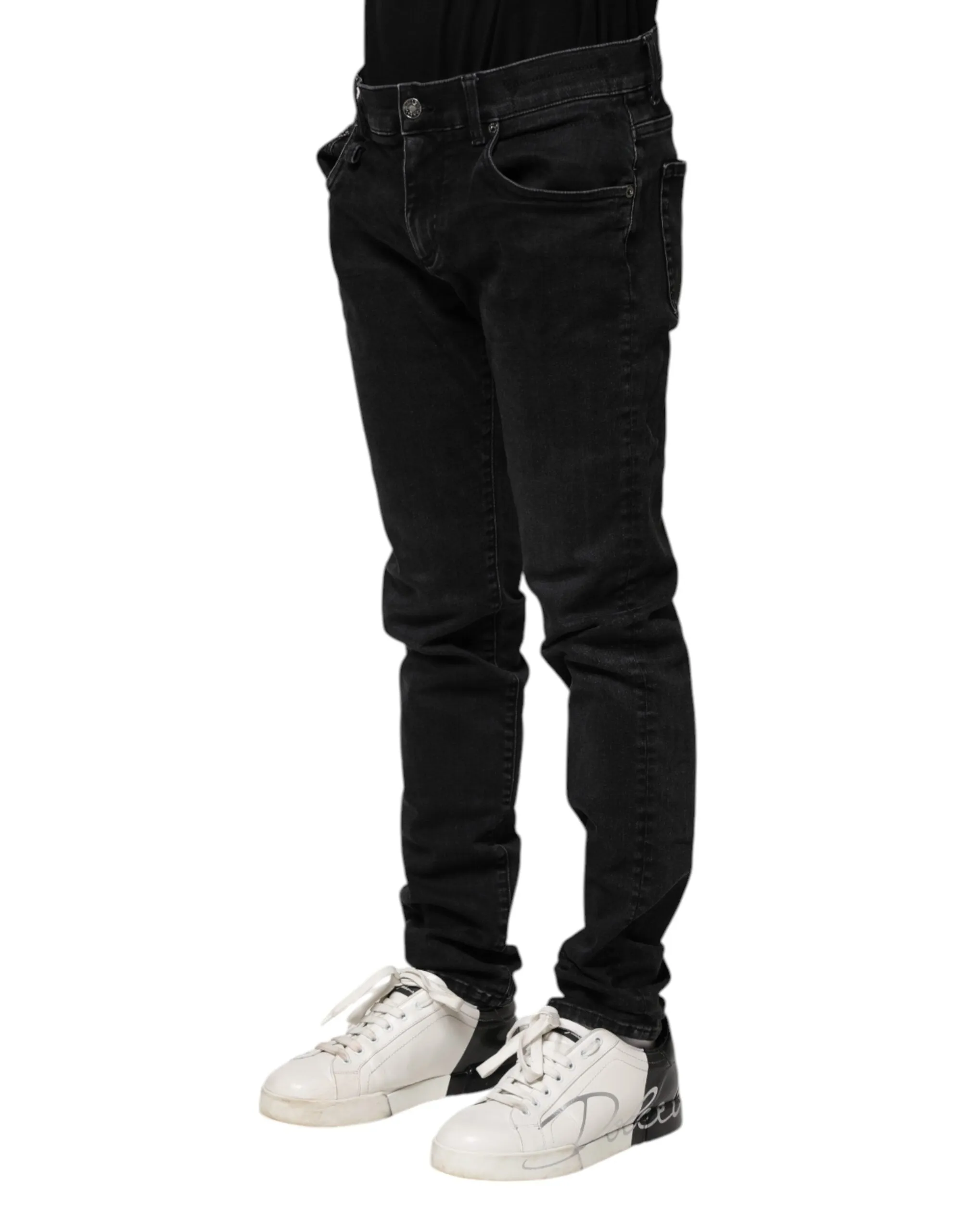 Dolce & Gabbana Cotton Skinny Men blue Men's Jeans