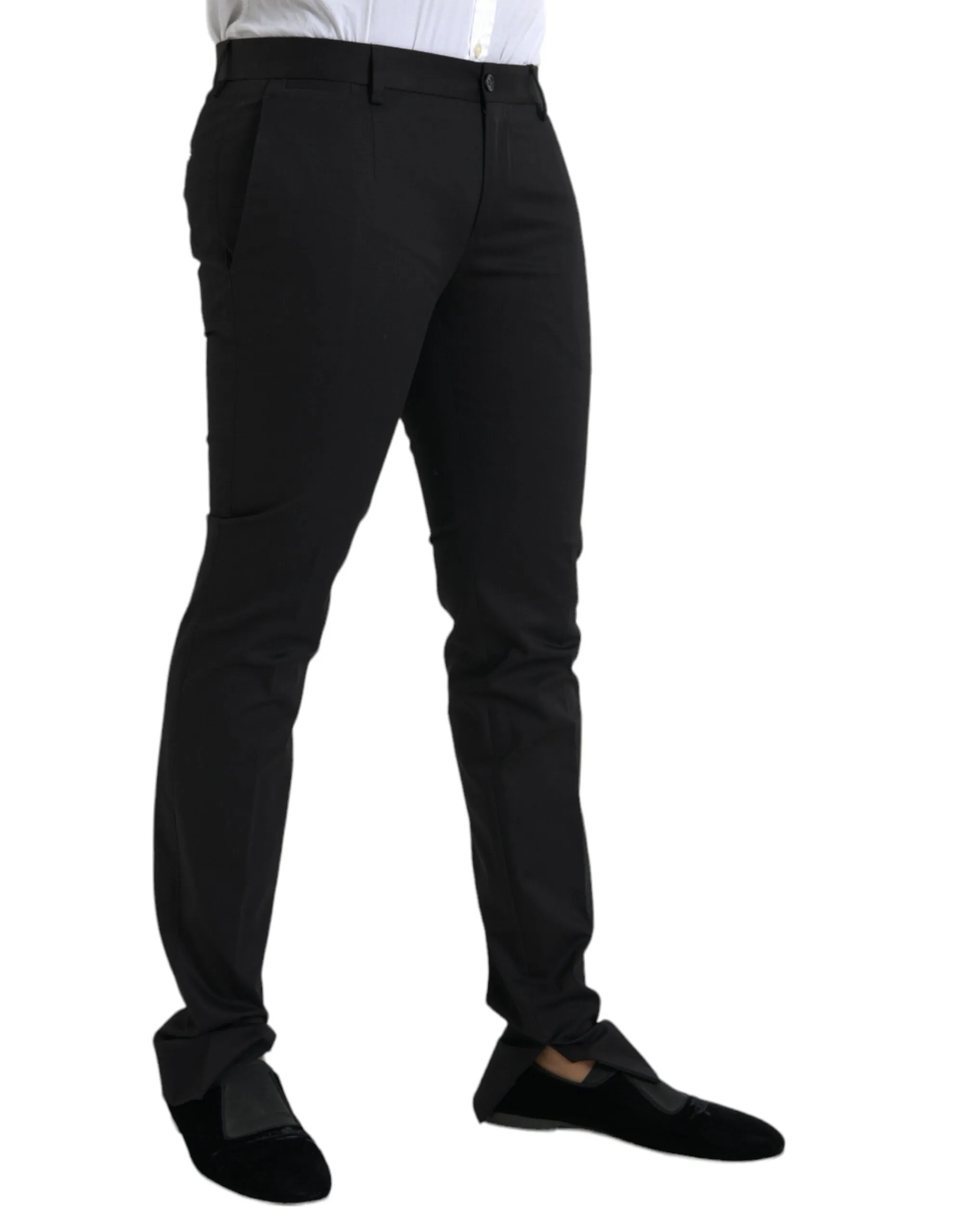 Dolce & Gabbana Cotton Stretch Skinny Dress Men's Pants