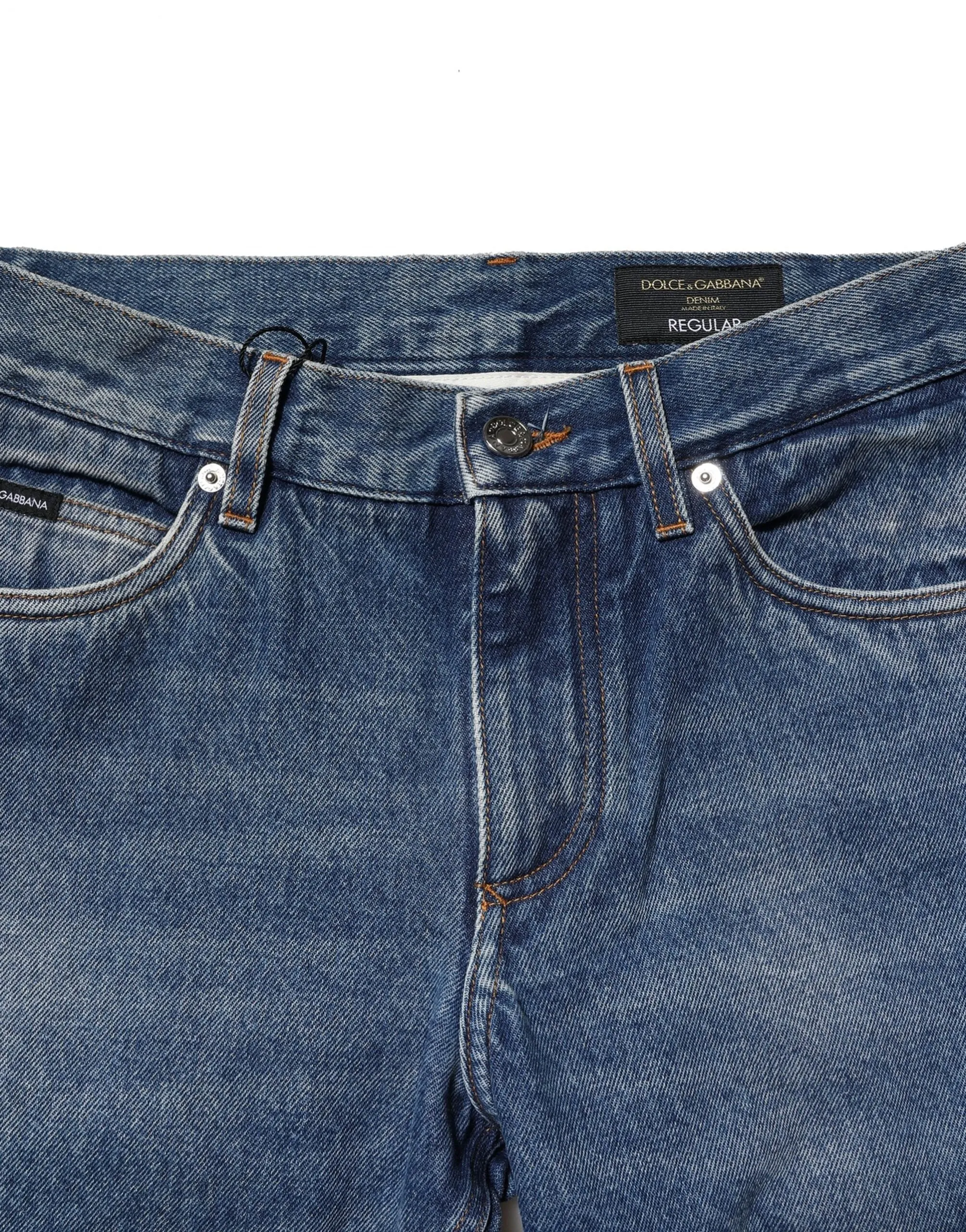 Dolce & Gabbana Cotton Stretch Slim Fit Men Men's Jeans