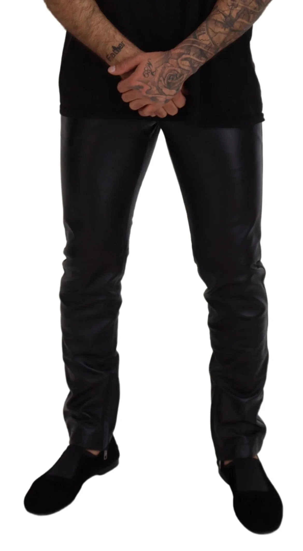 Dolce & Gabbana Elegant Agnello Trousers for Men's Men