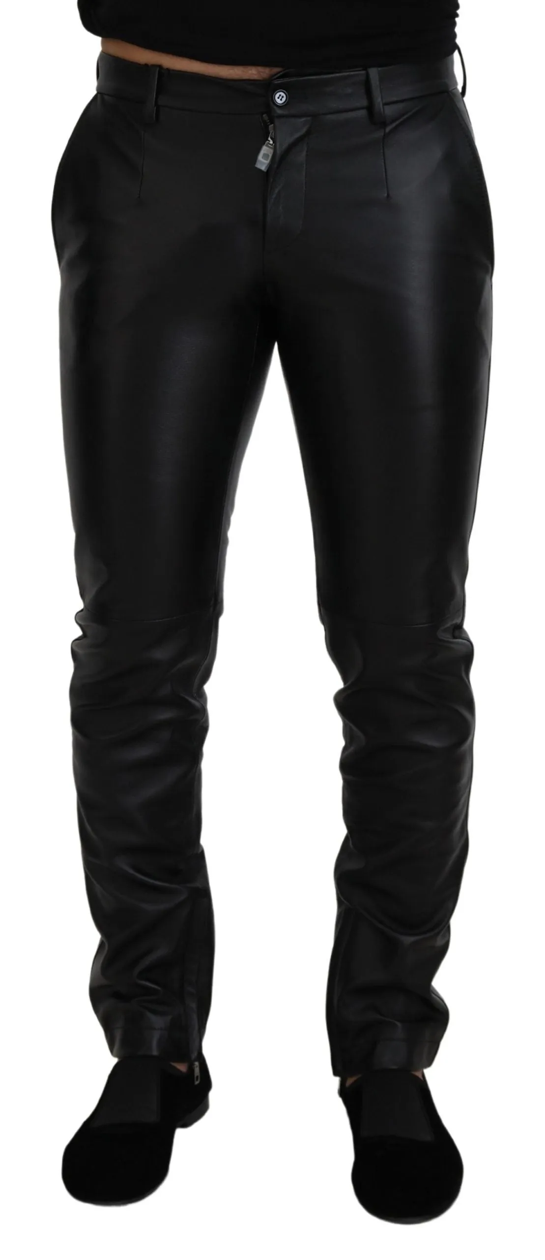 Dolce & Gabbana Elegant Agnello Trousers for Men's Men