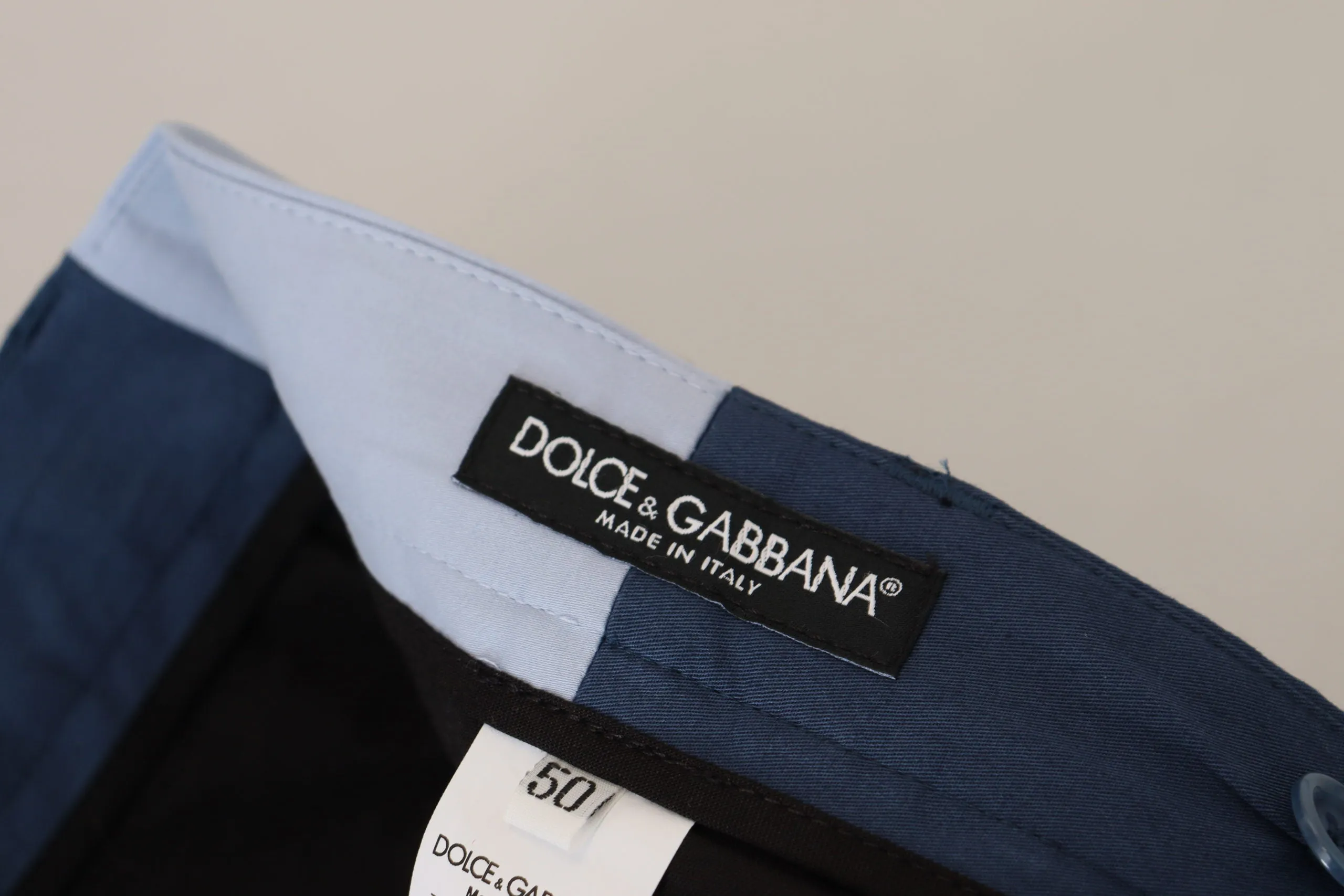 Dolce & Gabbana Elegant Cotton Blend Pants for Men's Men