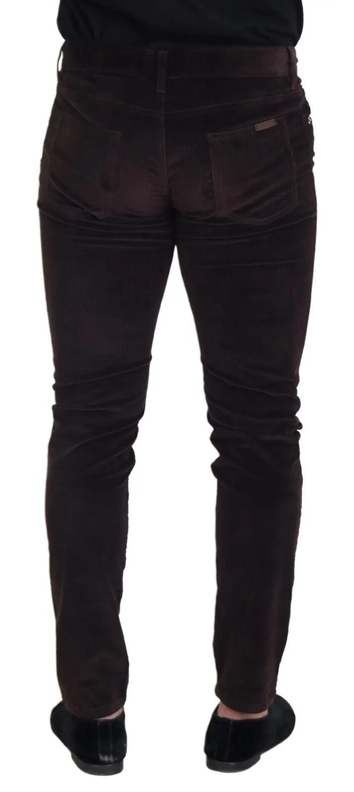 Dolce & Gabbana Elegant Silk Blend Men's Trousers