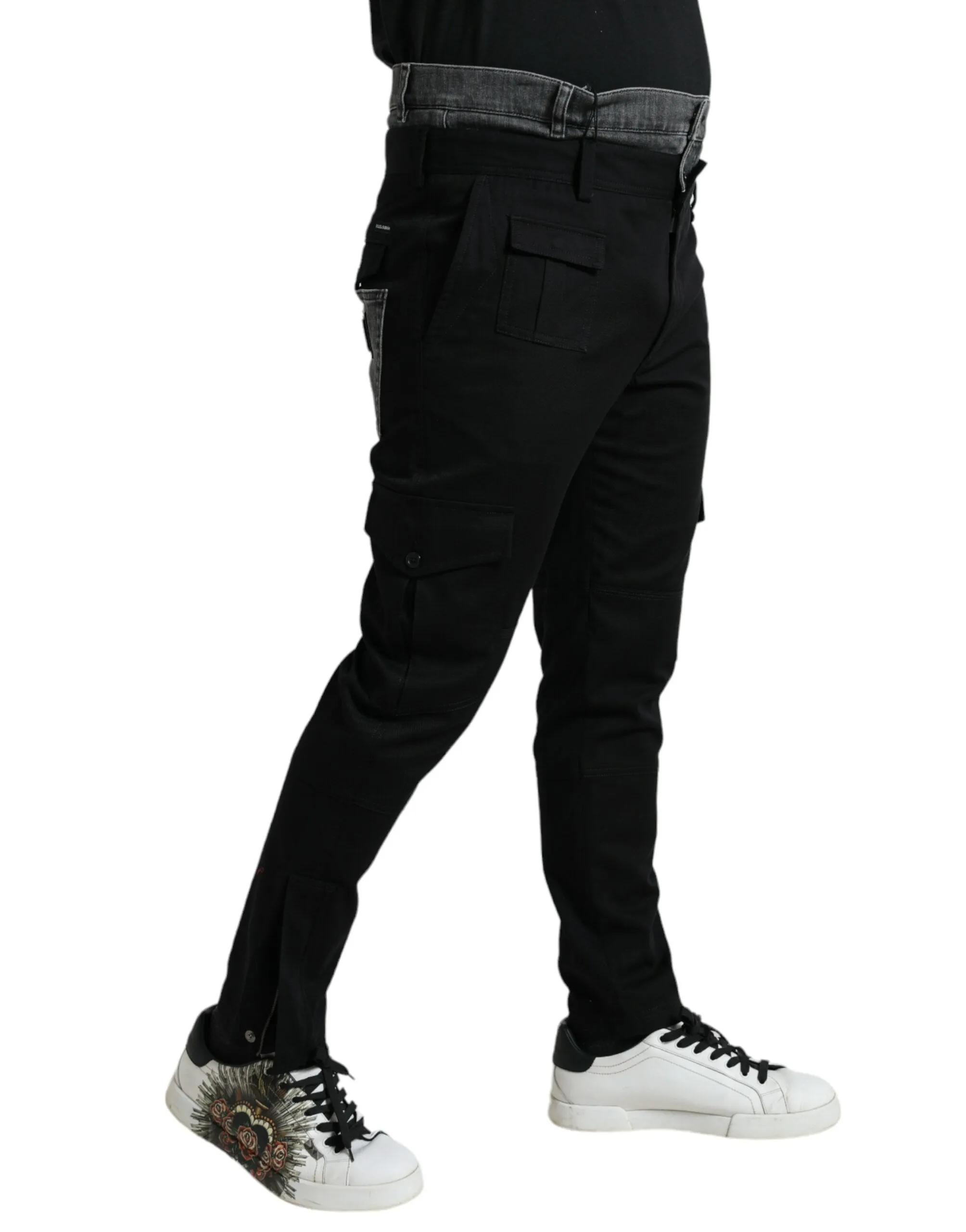 Dolce & Gabbana Elegant Skinny Cotton Stretch Men's Joggers
