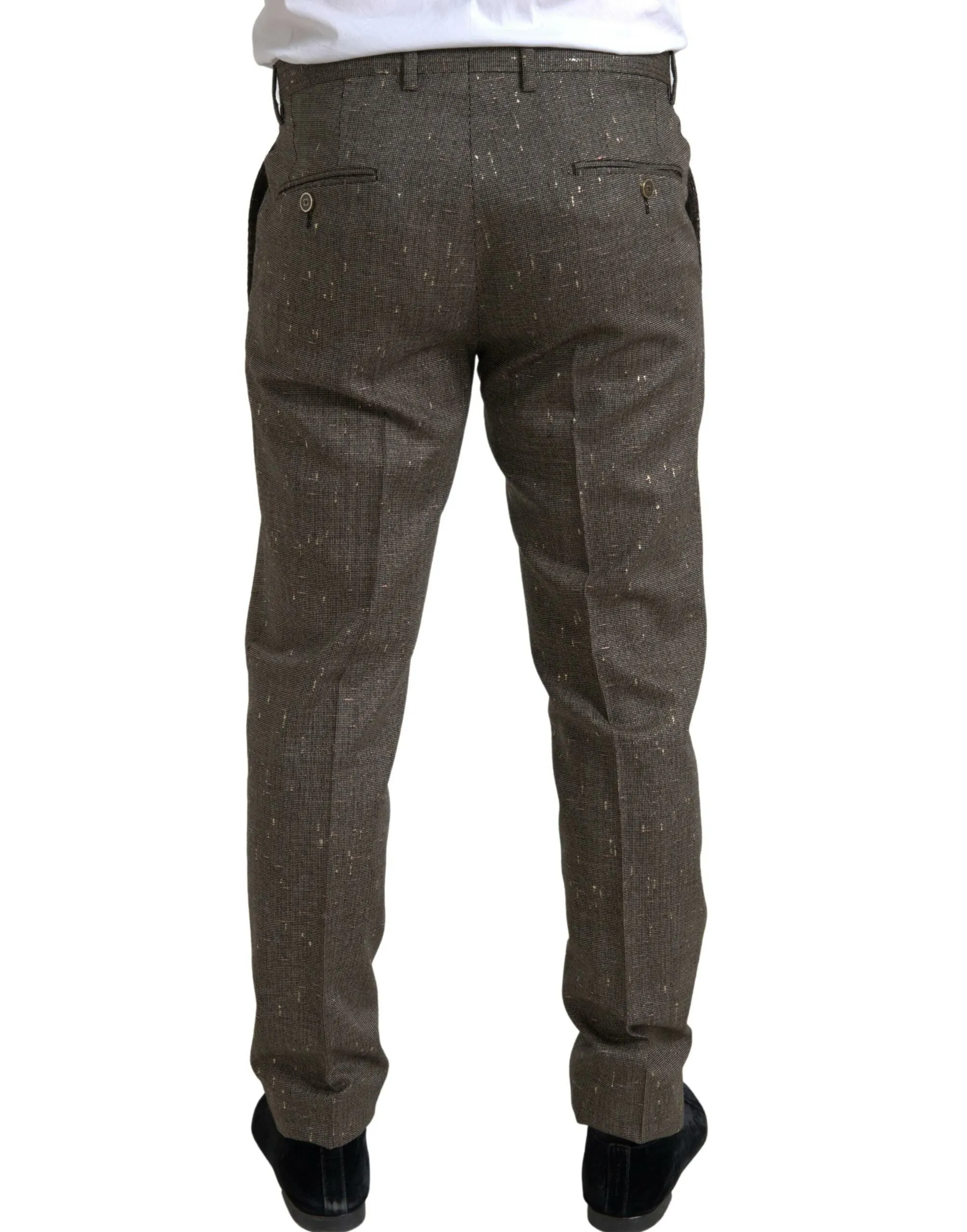 Dolce & Gabbana Elegant Skinny Wool Chino Men's Pants