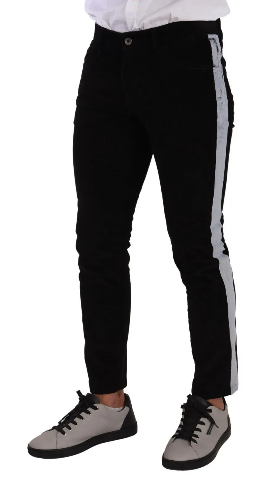 Dolce & Gabbana Elegant Slim-Fit Cotton Men's Jeans