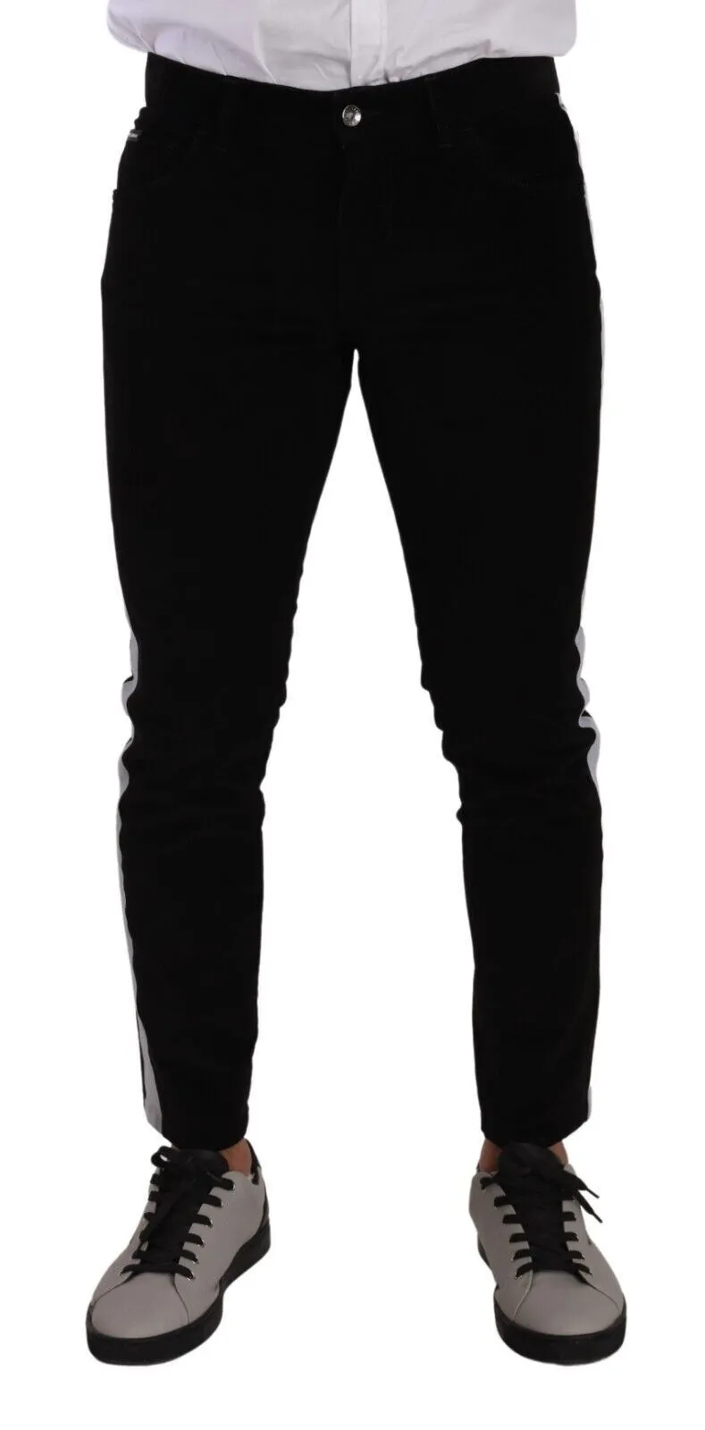 Dolce & Gabbana Elegant Slim-Fit Cotton Men's Jeans
