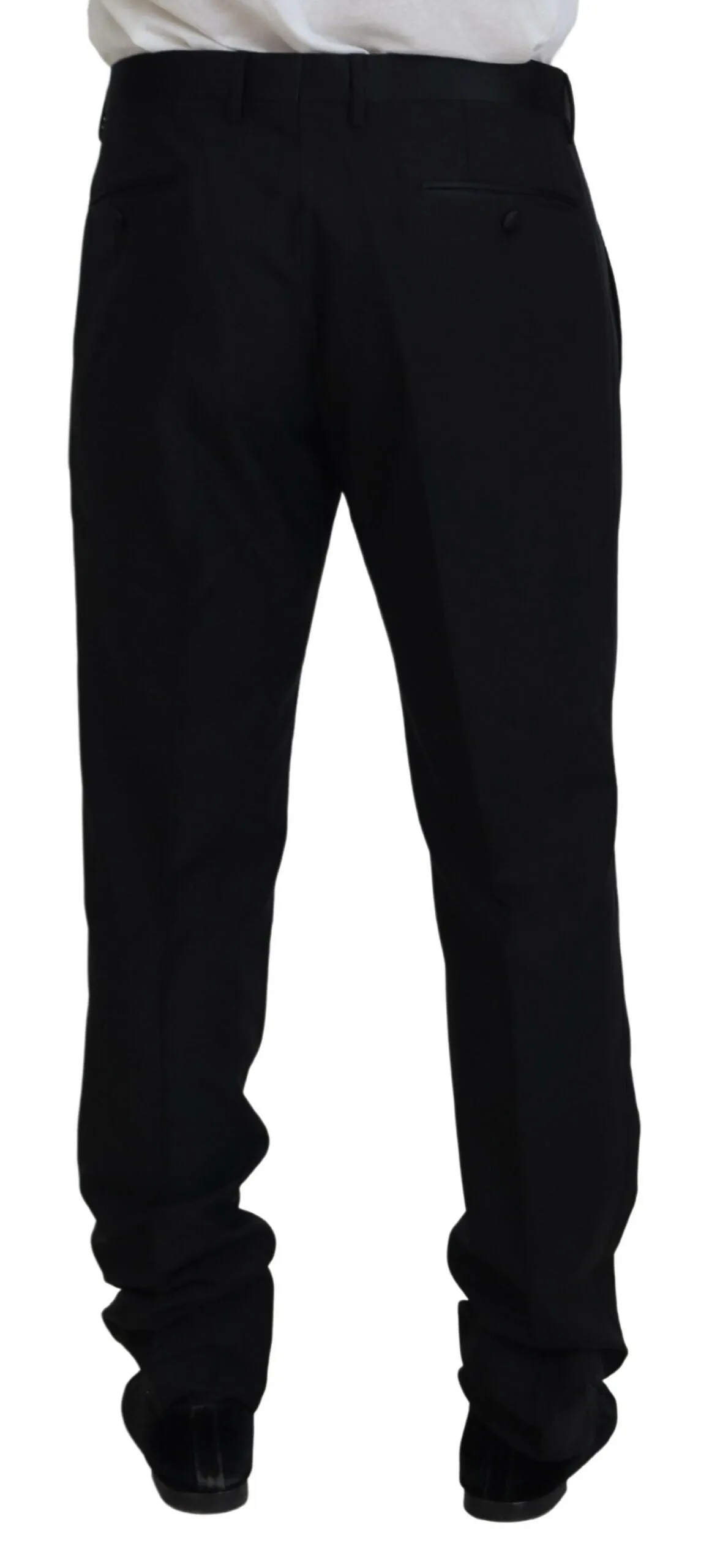 Dolce & Gabbana Elegant Slim Fit Dress Men's Trousers