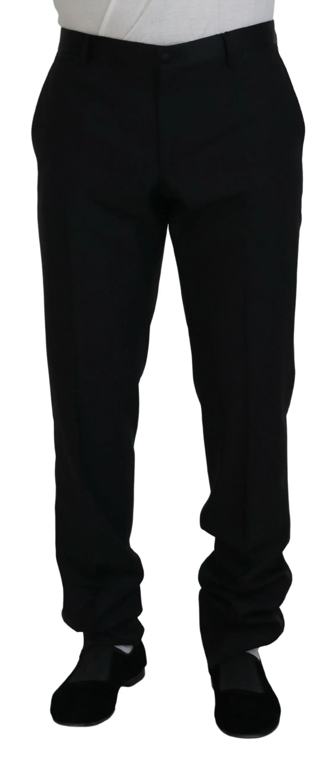 Dolce & Gabbana Elegant Slim Fit Dress Men's Trousers