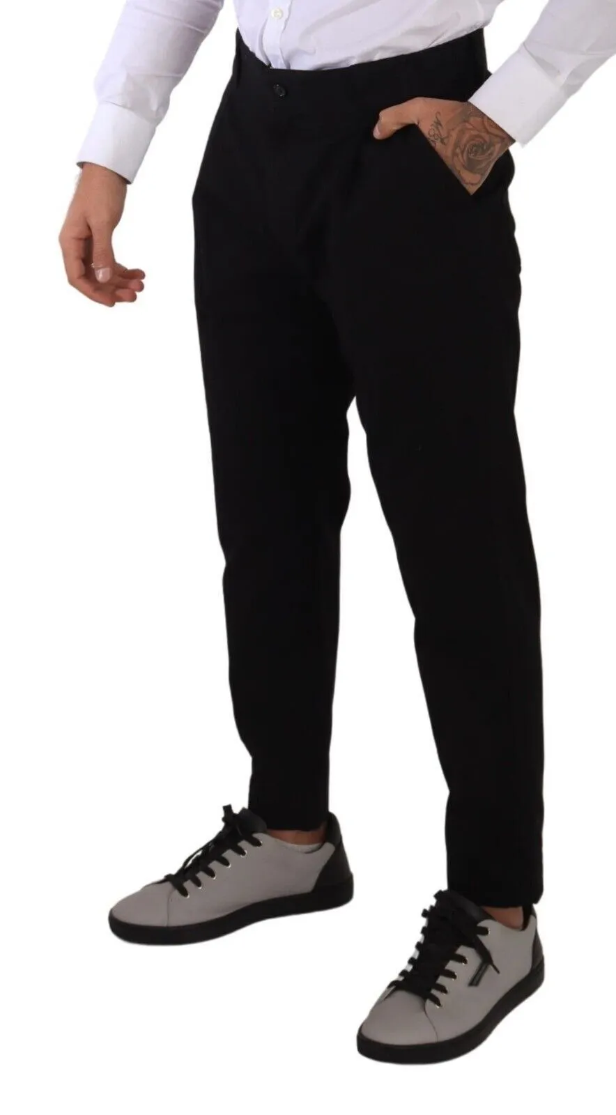 Dolce & Gabbana Elegant Tape Cotton Men's Chinos