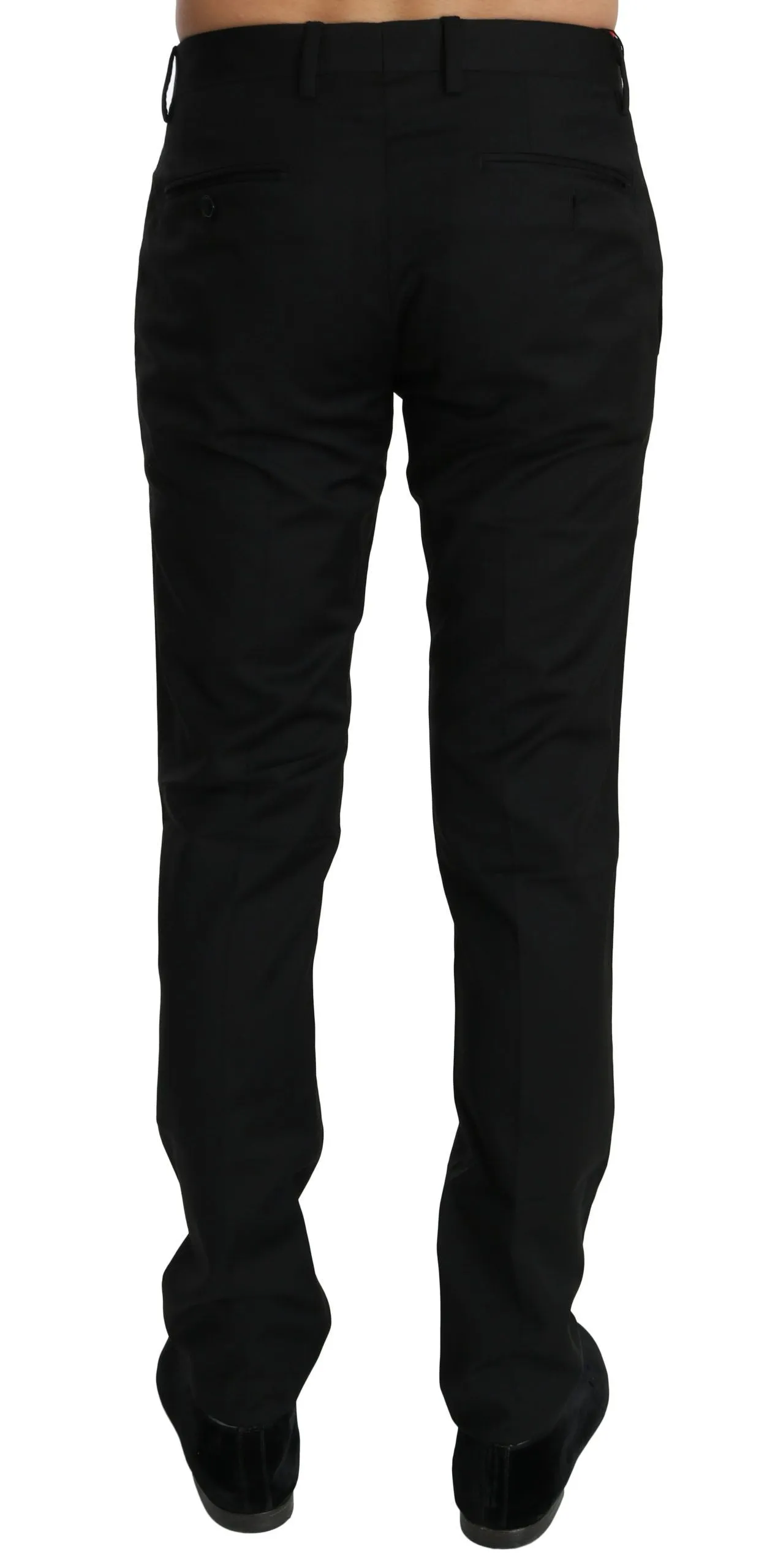 Dolce & Gabbana Elegant Wool Dress Men's Pants
