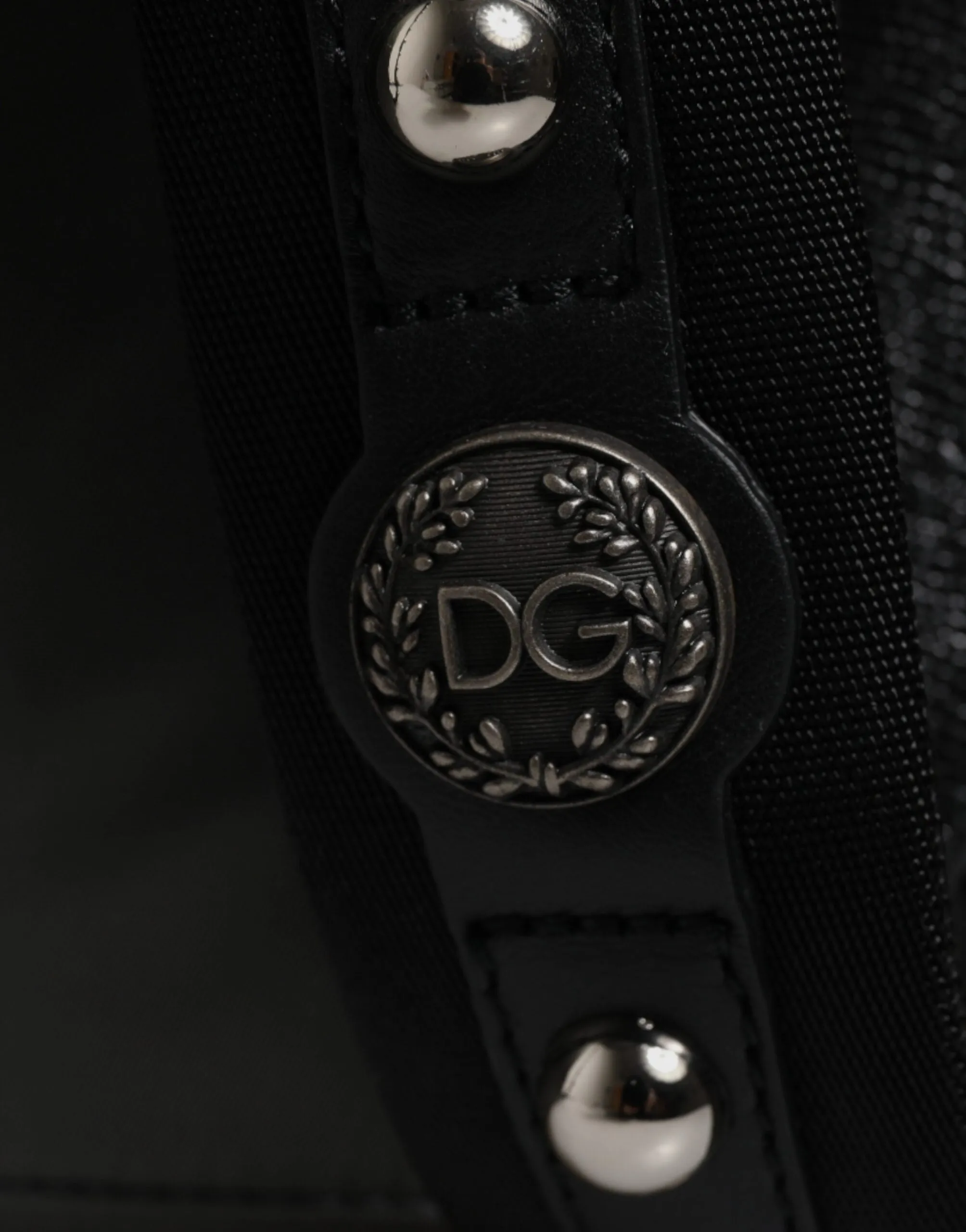 Dolce & Gabbana Gray Nylon Prince Forever School Travel Backpack Bag