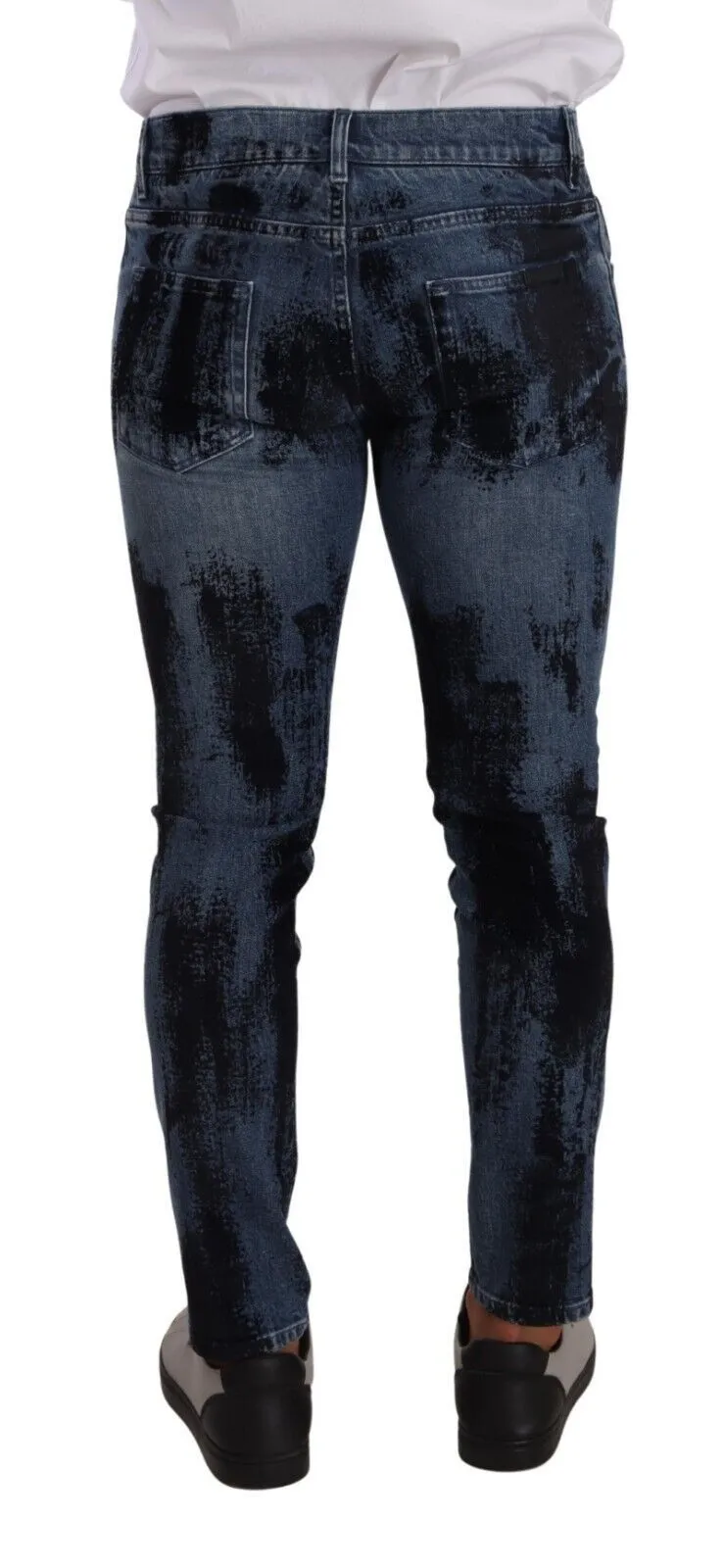 Dolce & Gabbana Italian Designer Skinny Slim Fit Men's Jeans