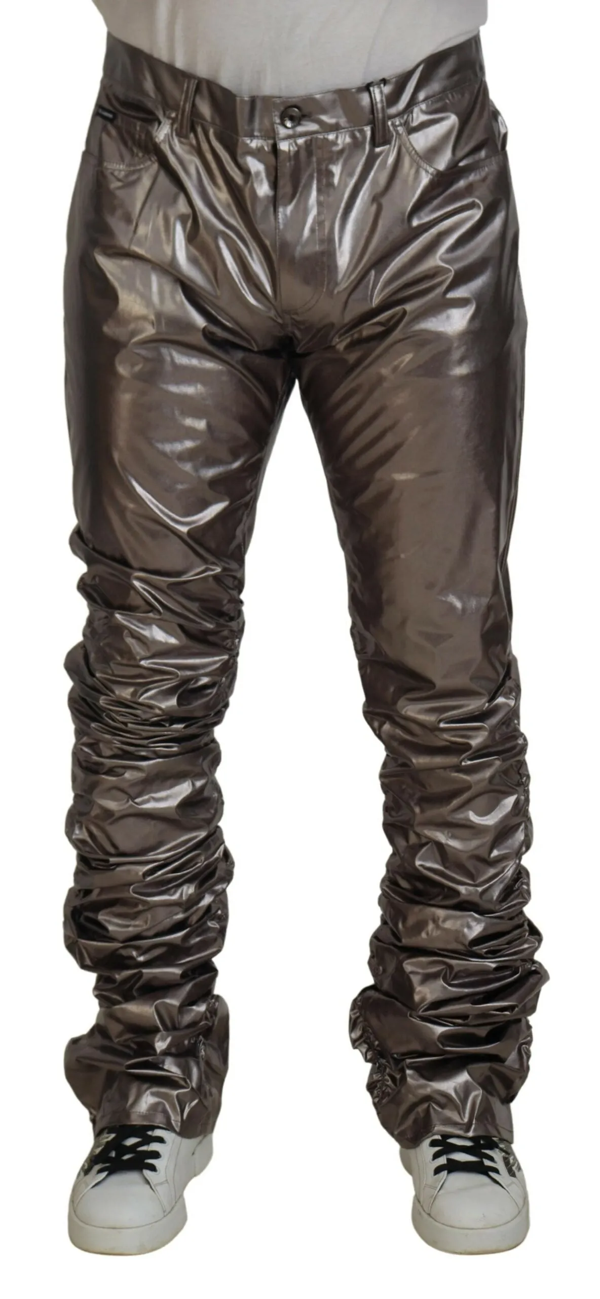 Dolce & Gabbana Metallic Casual Men's Pants