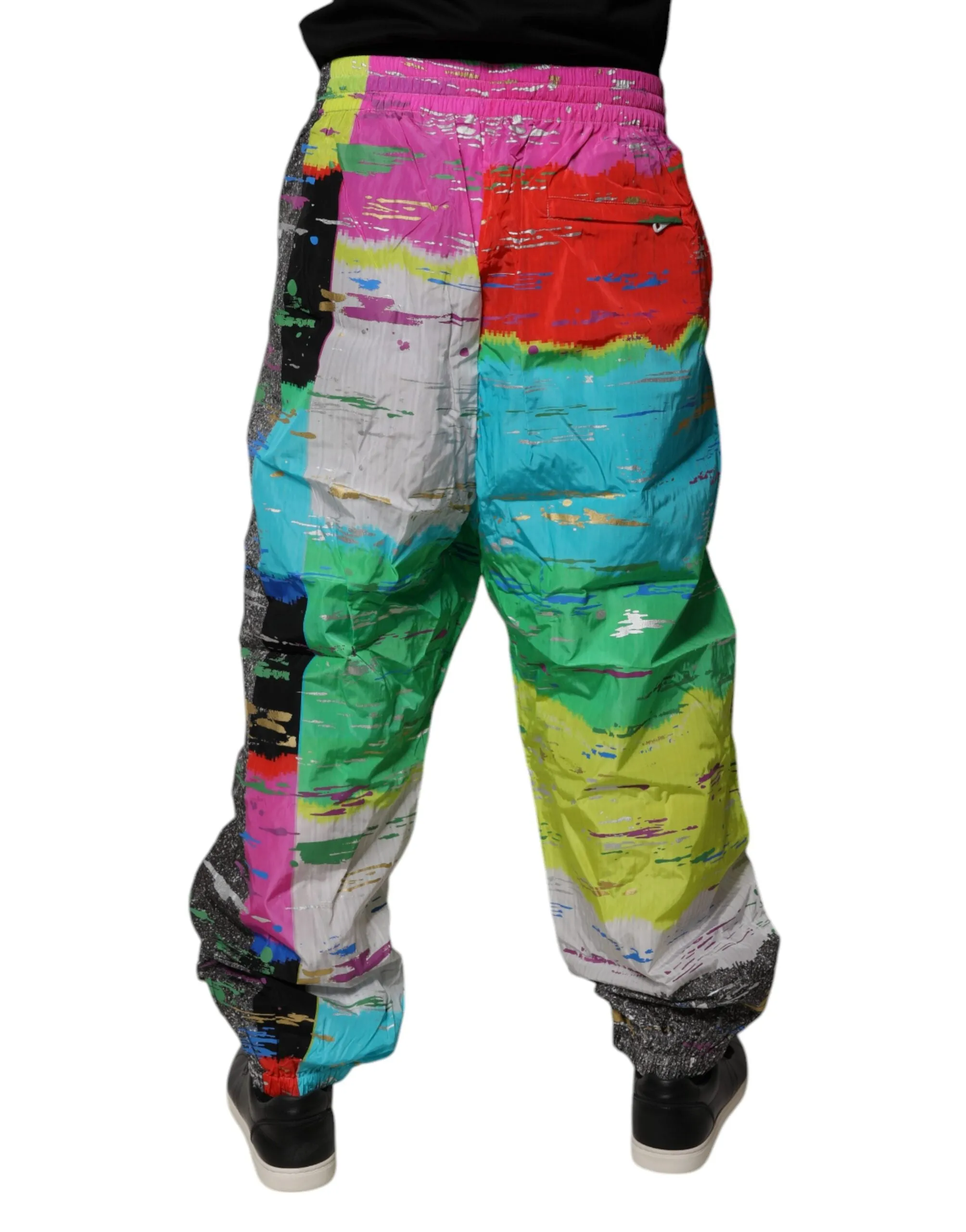 Dolce & Gabbana multi Patchwork Mid Waist SweatMen's Men's Pants