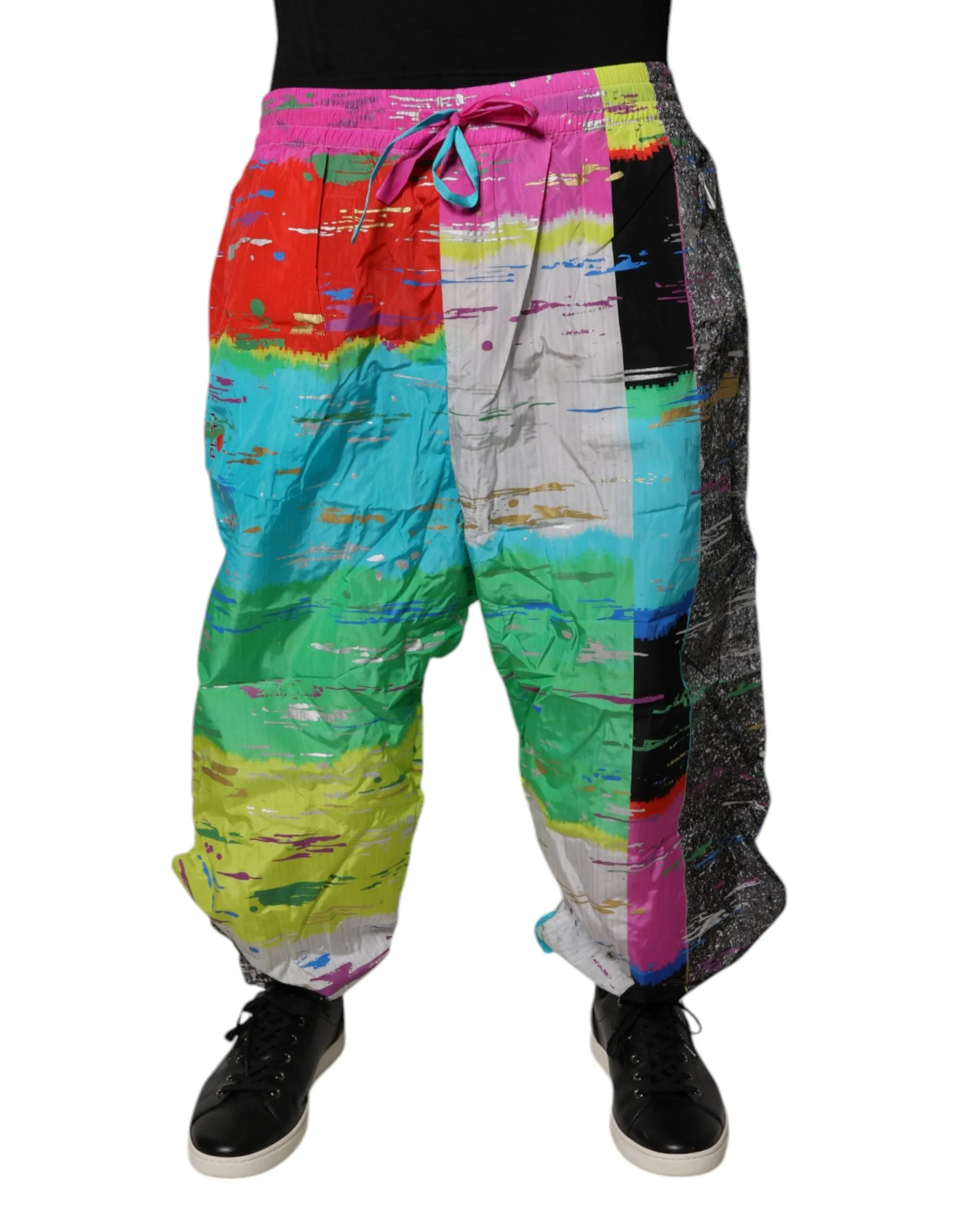 Dolce & Gabbana multi Patchwork Mid Waist SweatMen's Men's Pants