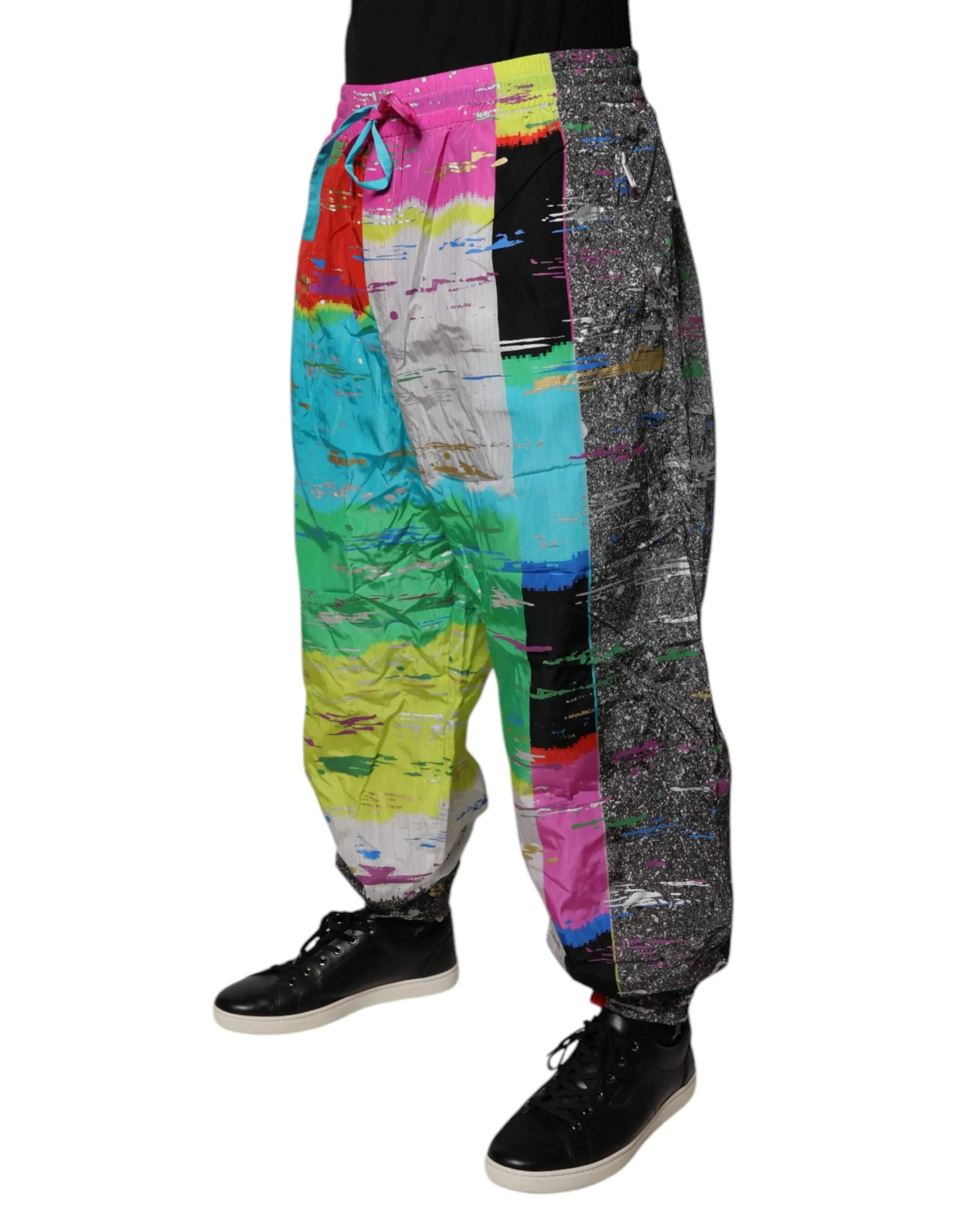 Dolce & Gabbana multi Patchwork Mid Waist SweatMen's Men's Pants