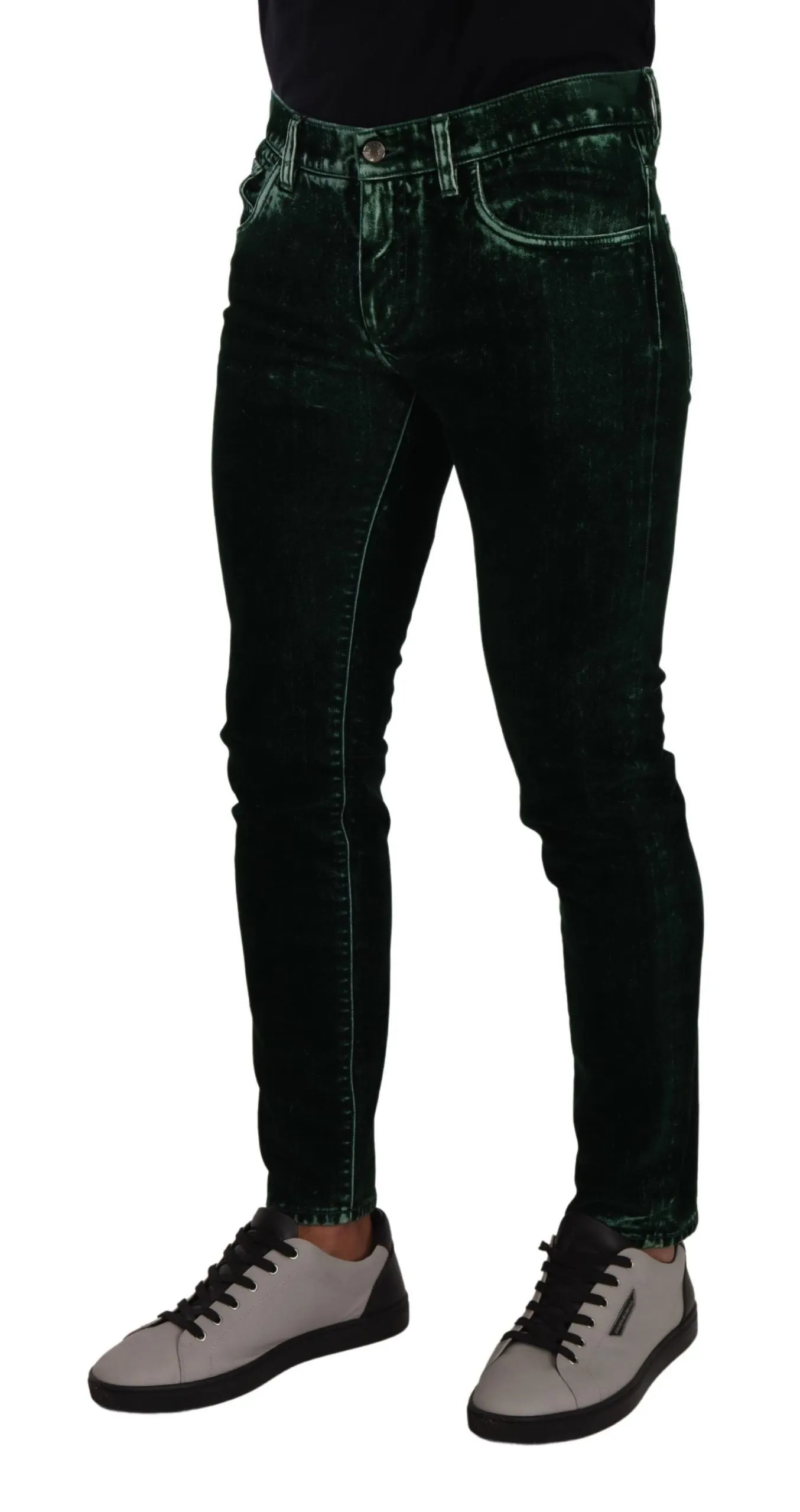 Dolce & Gabbana Sleek Cotton-Blend Skinny blue Men's Jeans