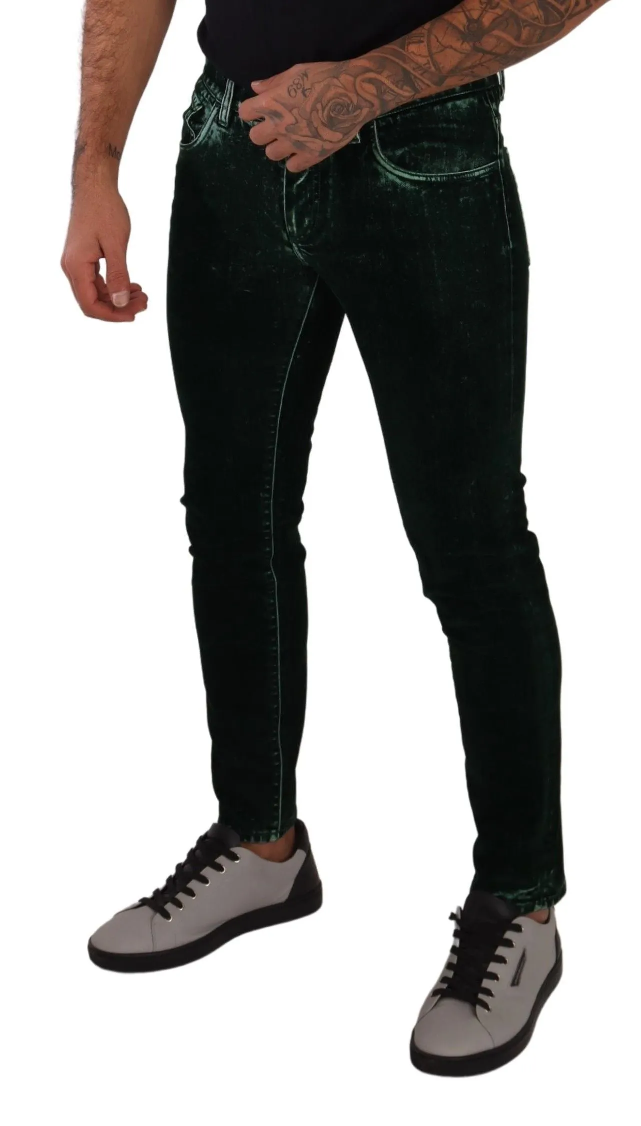 Dolce & Gabbana Sleek Cotton-Blend Skinny blue Men's Jeans