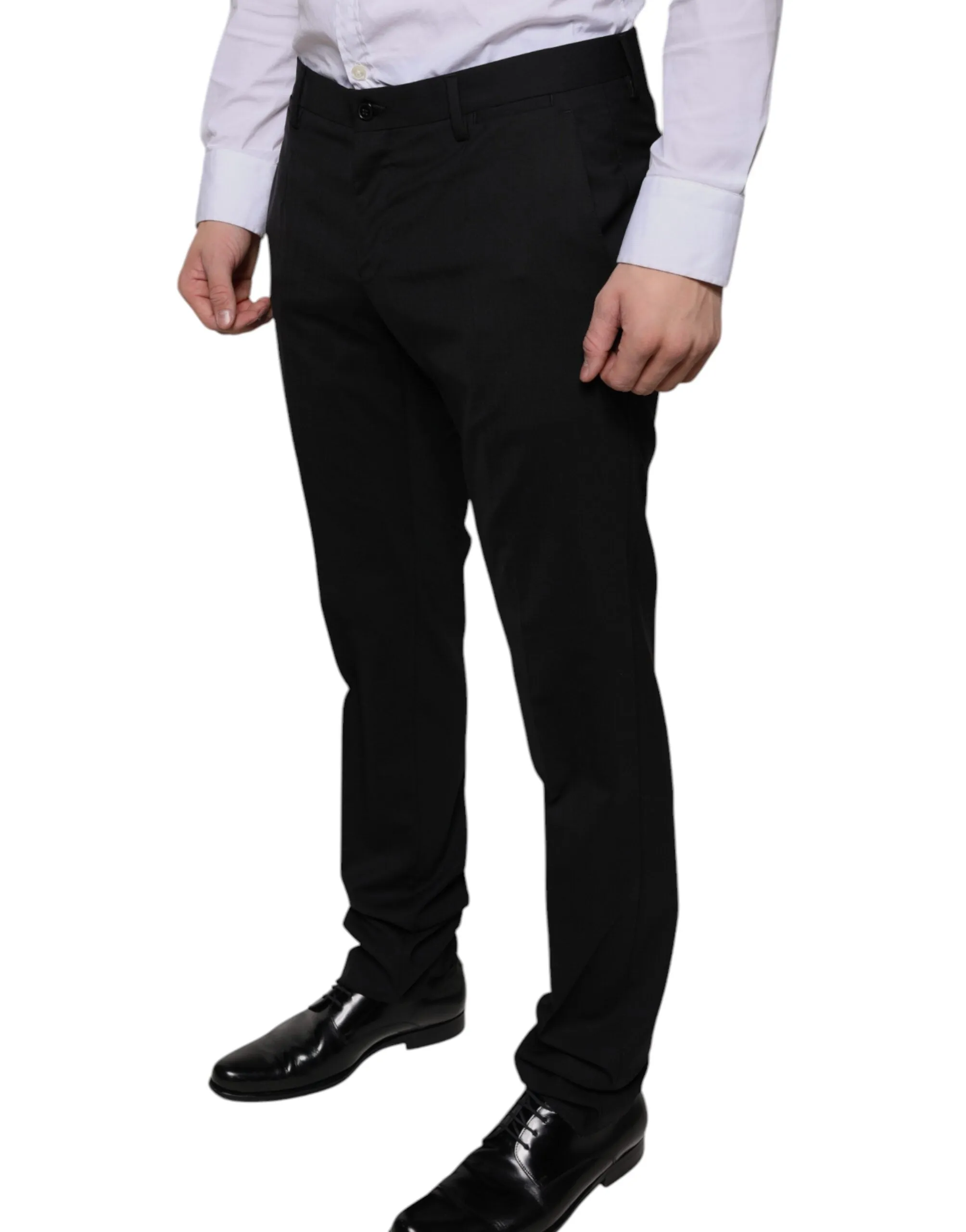 Dolce & Gabbana Wool Skinny Dress Formal Men's Pants