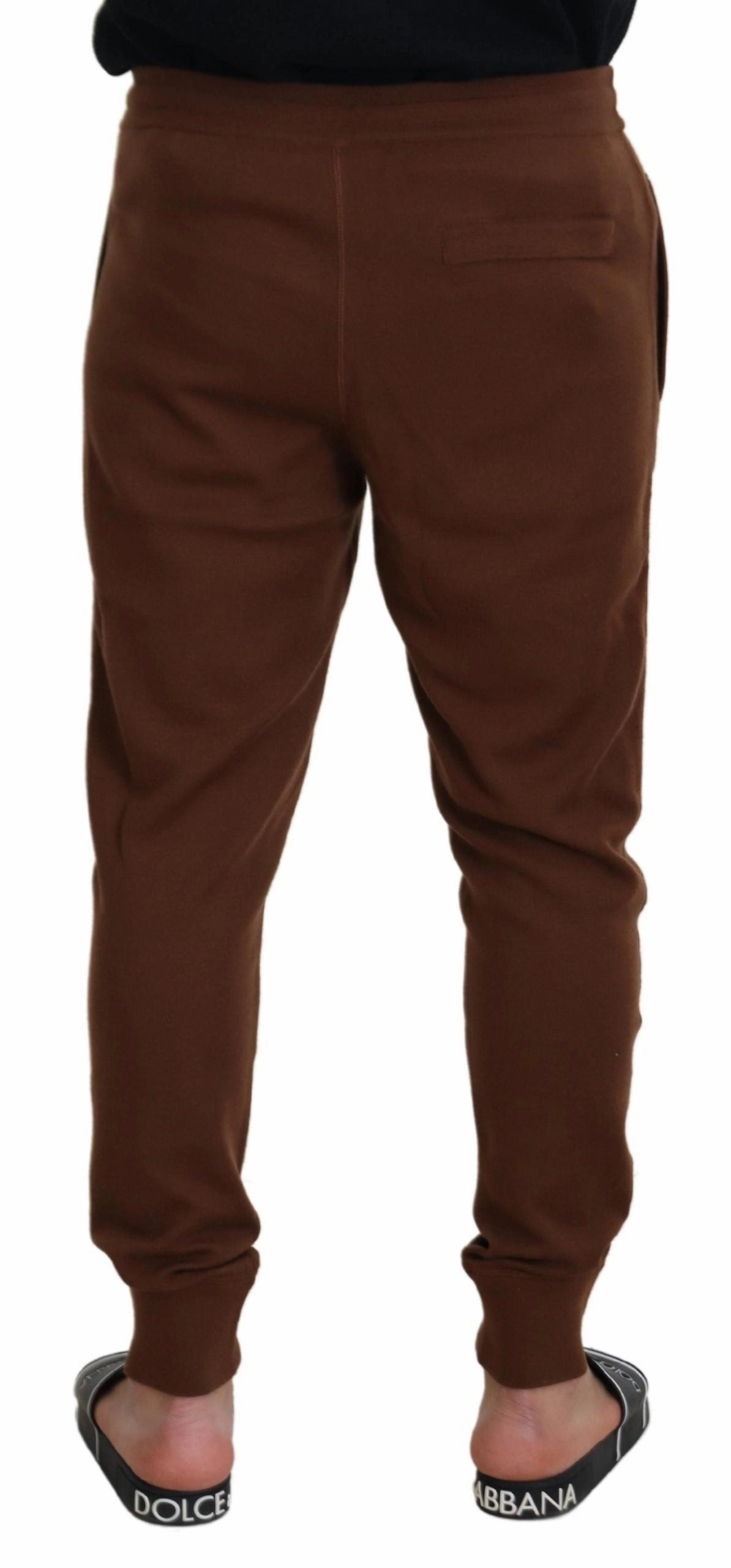 Dolce & Gabbana Elegant Cashmere Jogger Men's Pants