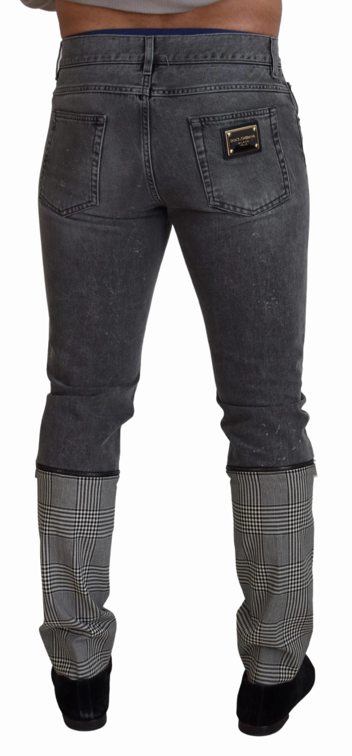 Dolce & Gabbana Elegant Checke blue Men's Treasure