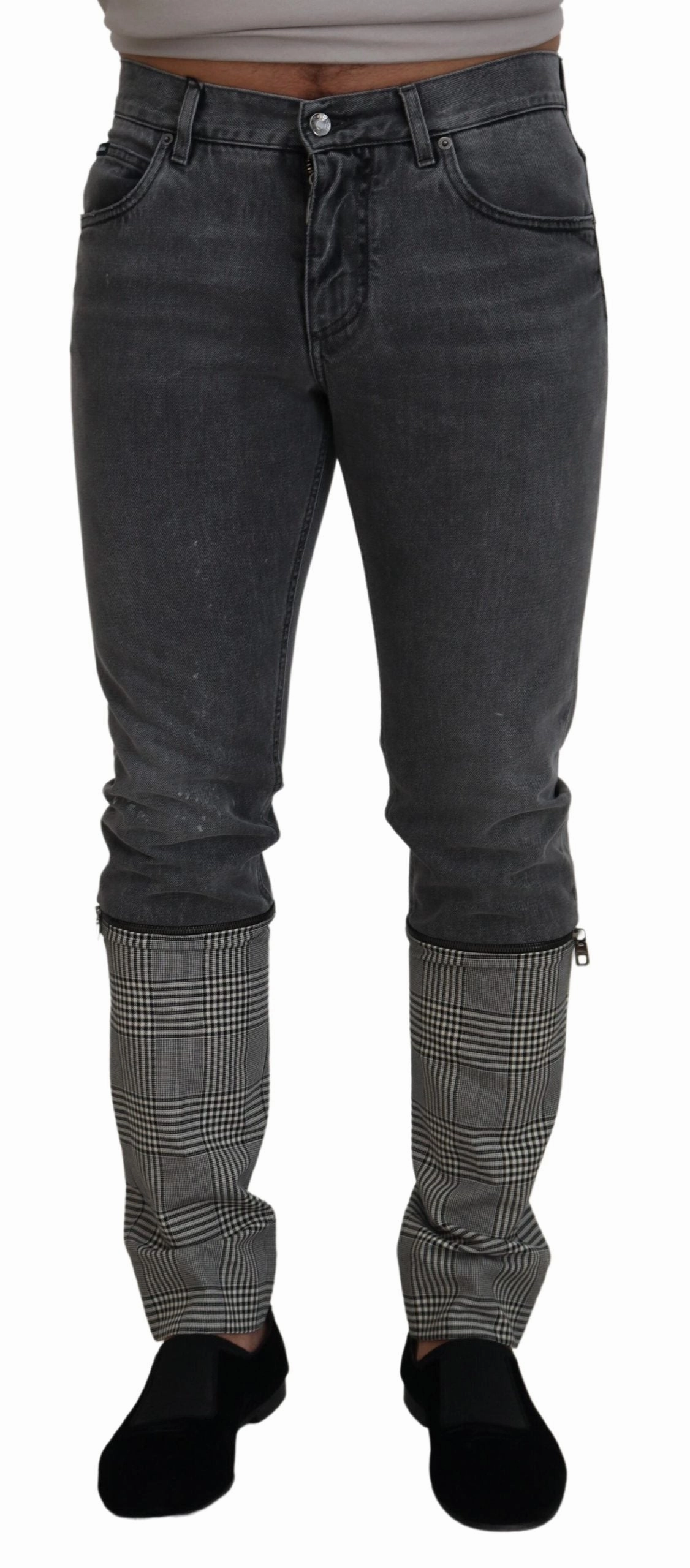 Dolce & Gabbana Elegant Checke blue Men's Treasure