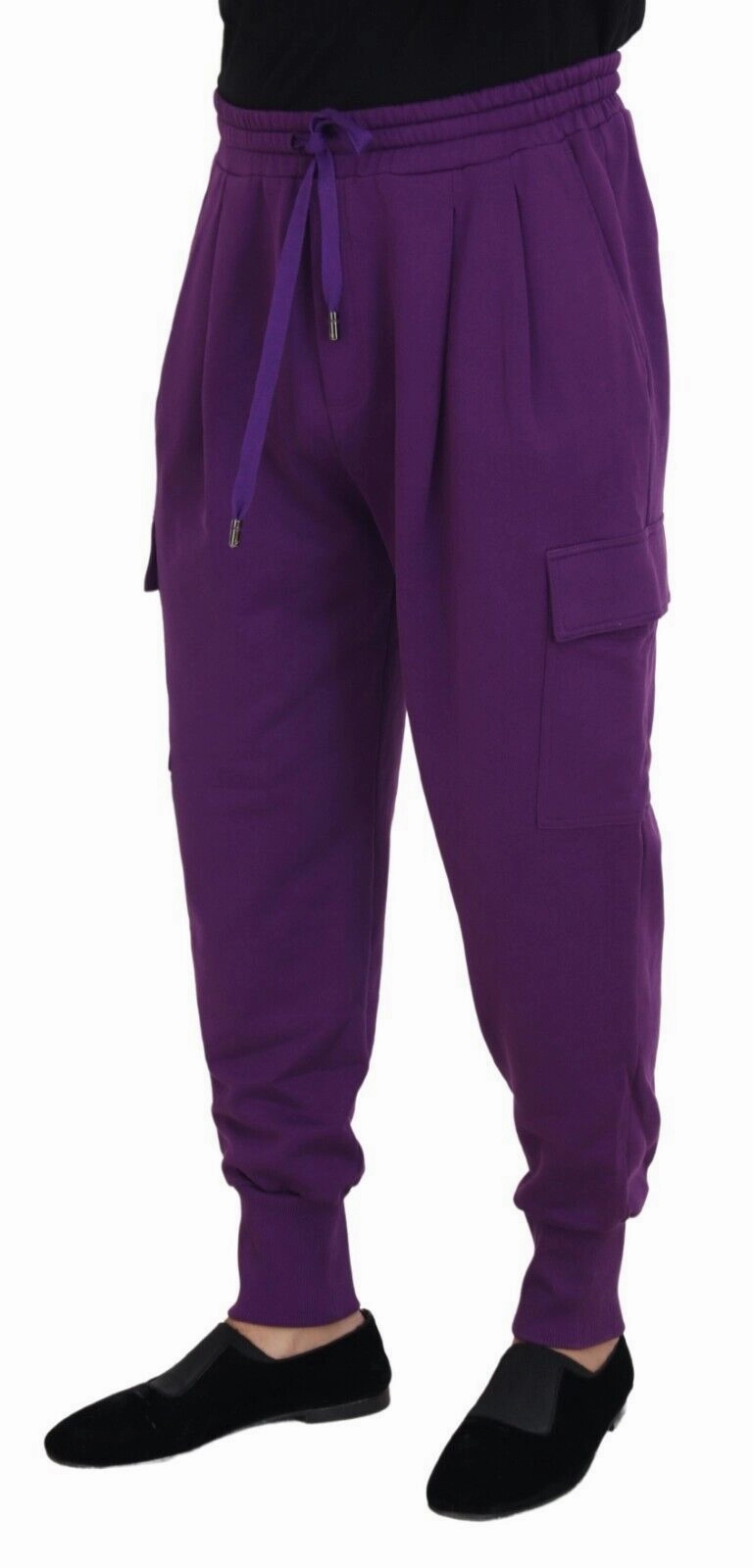 Dolce & Gabbana Elegant Cotton Cargo Men's Sweatpants