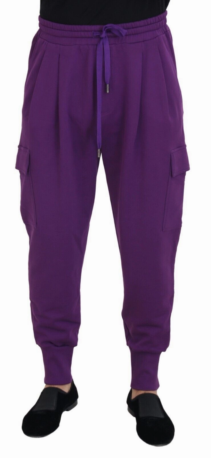 Dolce & Gabbana Elegant Cotton Cargo Men's Sweatpants