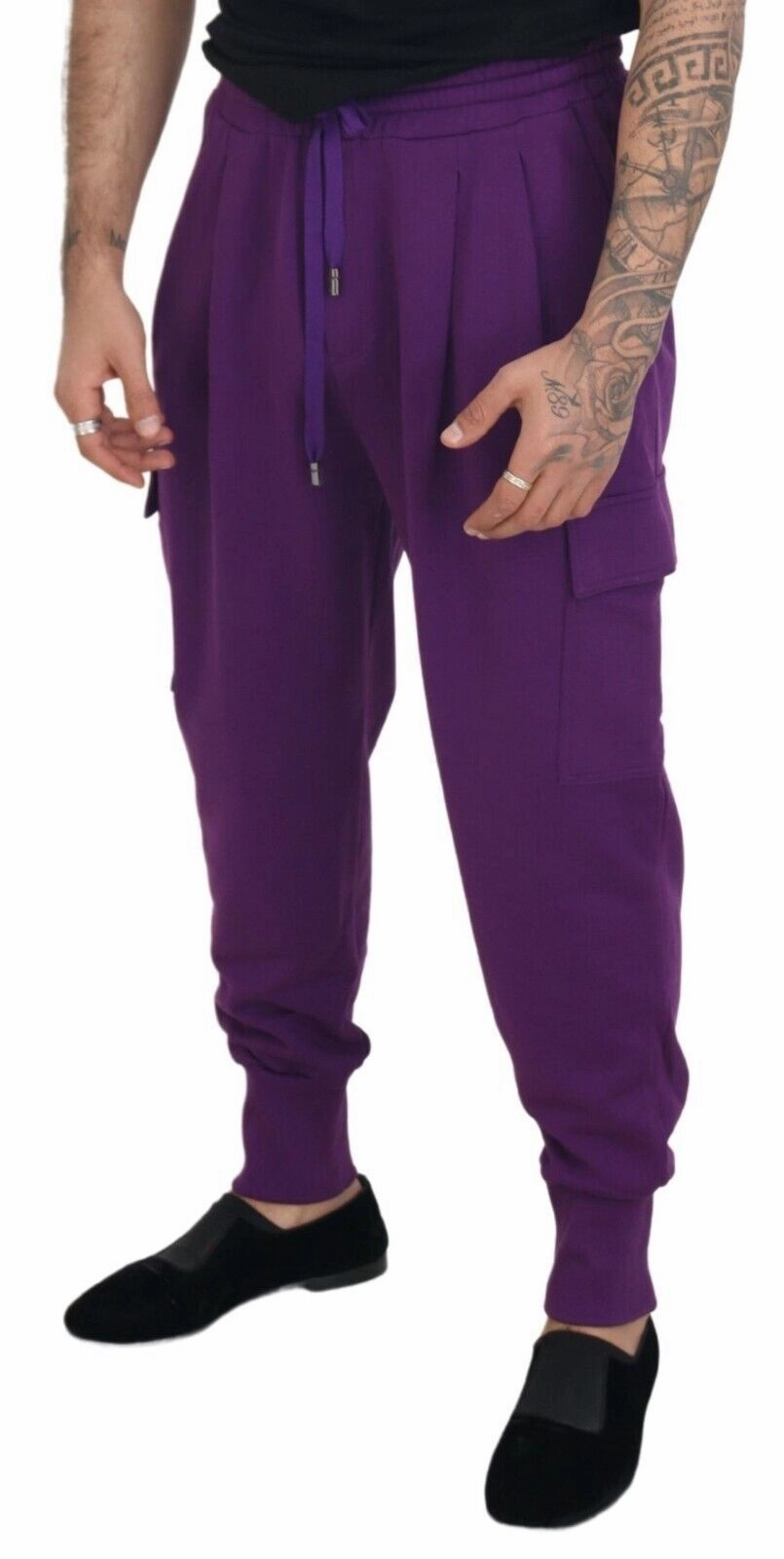 Dolce & Gabbana Elegant Cotton Cargo Men's Sweatpants