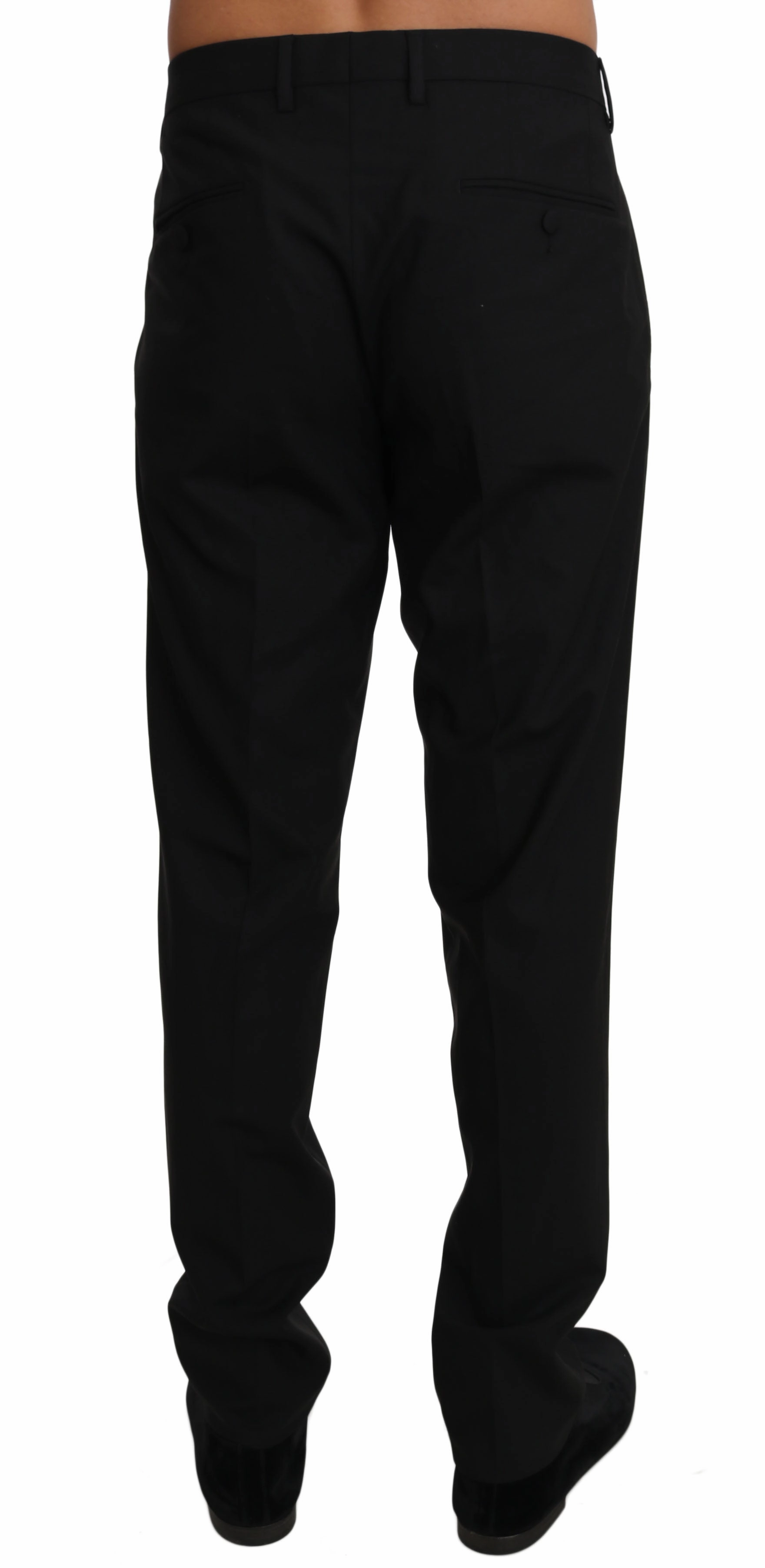 Dolce & Gabbana Elegant Formal Wool Blend Men's Trousers