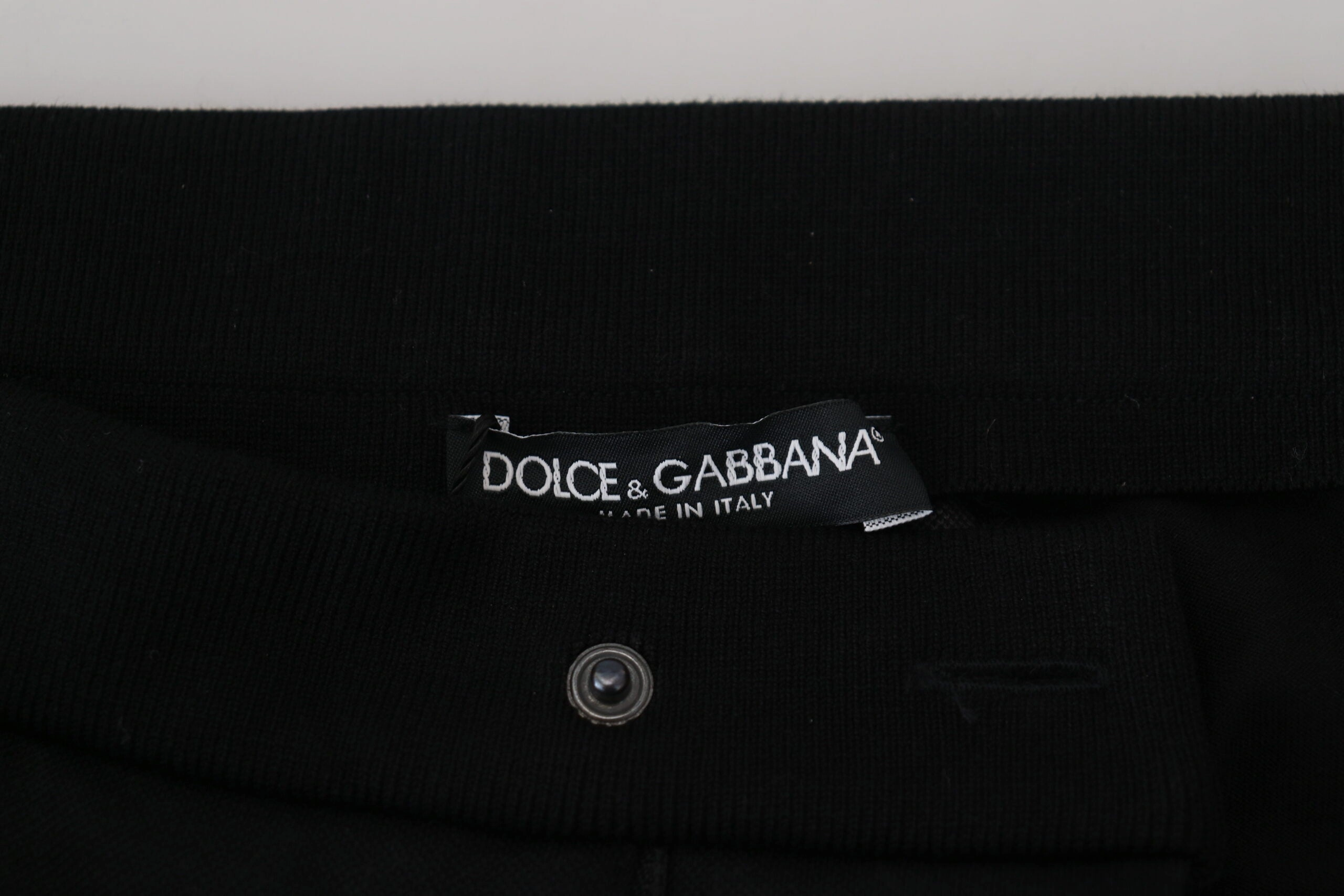 Dolce & Gabbana Elegant Jogger Pants in Luxe Wool Men's Blend