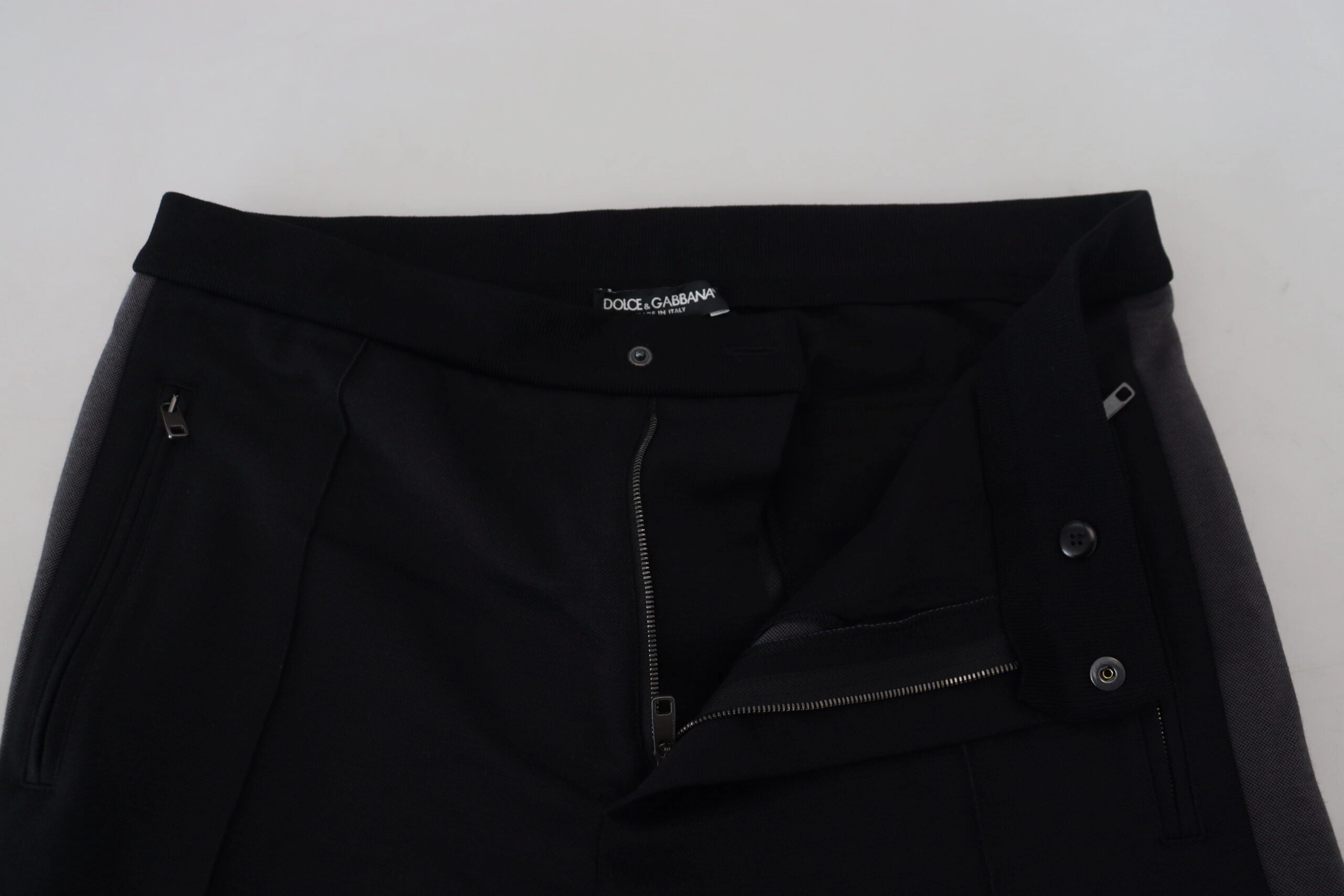 Dolce & Gabbana Elegant Jogger Pants in Luxe Wool Men's Blend
