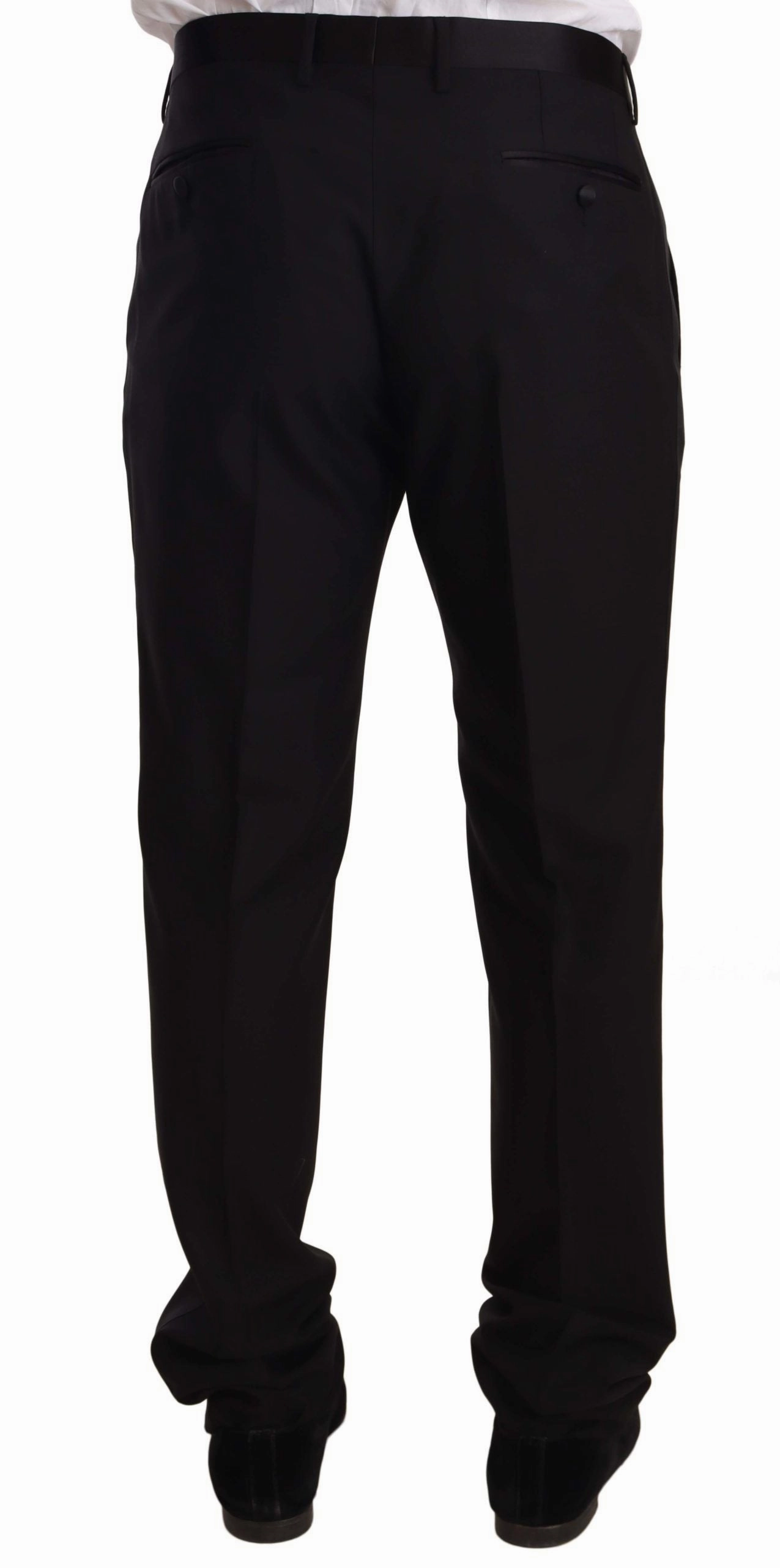 Dolce & Gabbana Elegant Skinny Tuxedo Men's Trousers