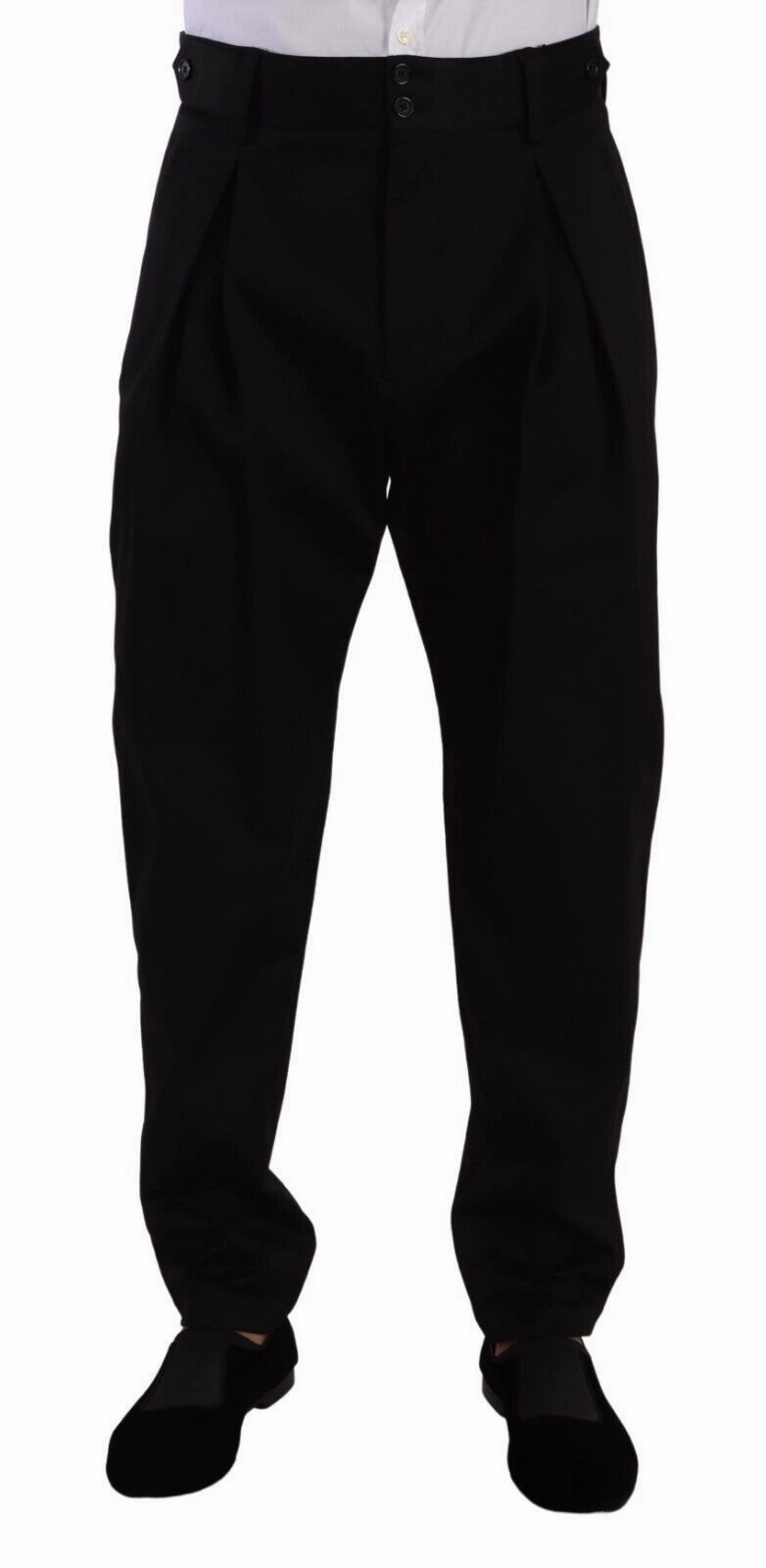 Dolce & Gabbana Elegant Slim-Fit Cotton Men's Trousers