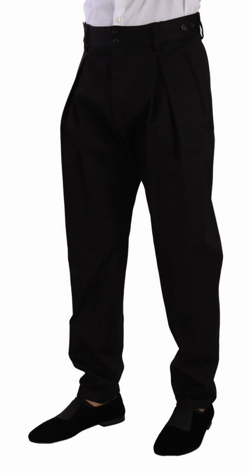 Dolce & Gabbana Elegant Slim-Fit Cotton Men's Trousers