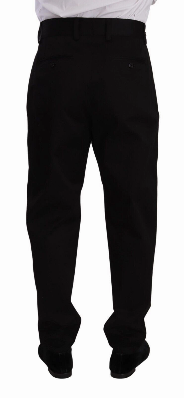 Dolce & Gabbana Elegant Slim-Fit Cotton Men's Trousers