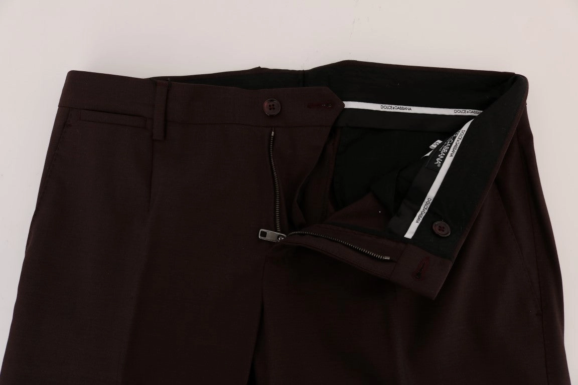 Dolce & Gabbana Elegant Slim Fit Formal Trousers in Men's