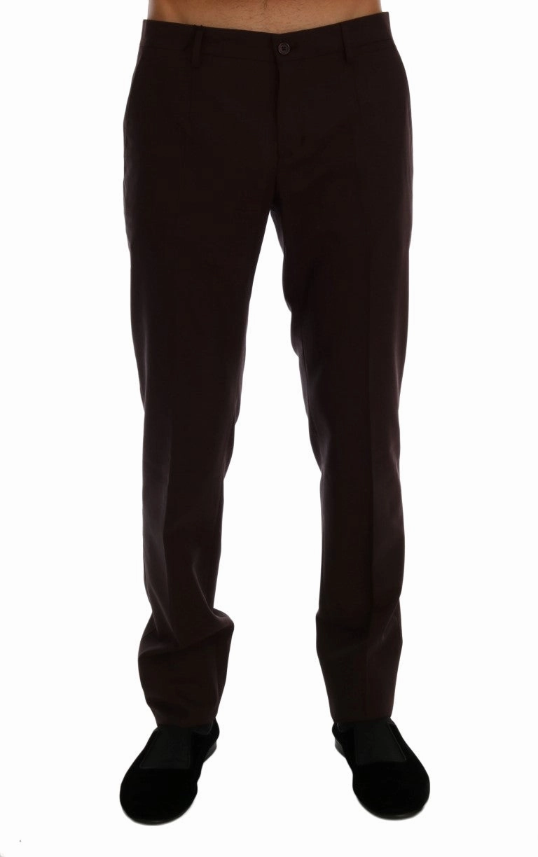 Dolce & Gabbana Elegant Slim Fit Formal Trousers in Men's