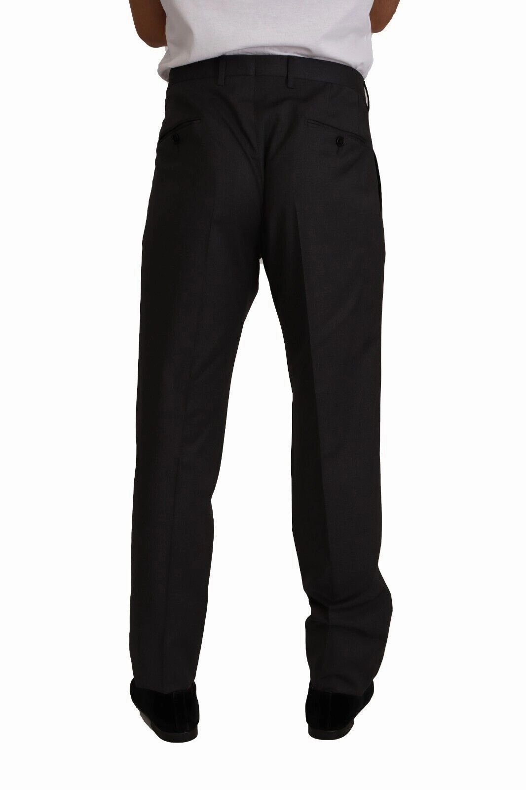 Dolce & Gabbana Elegant Wool Dress Men's Trousers