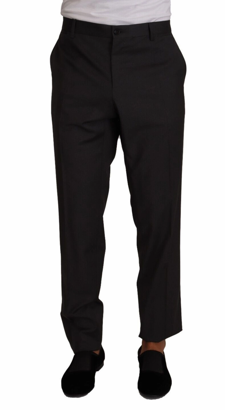Dolce & Gabbana Elegant Wool Dress Men's Trousers