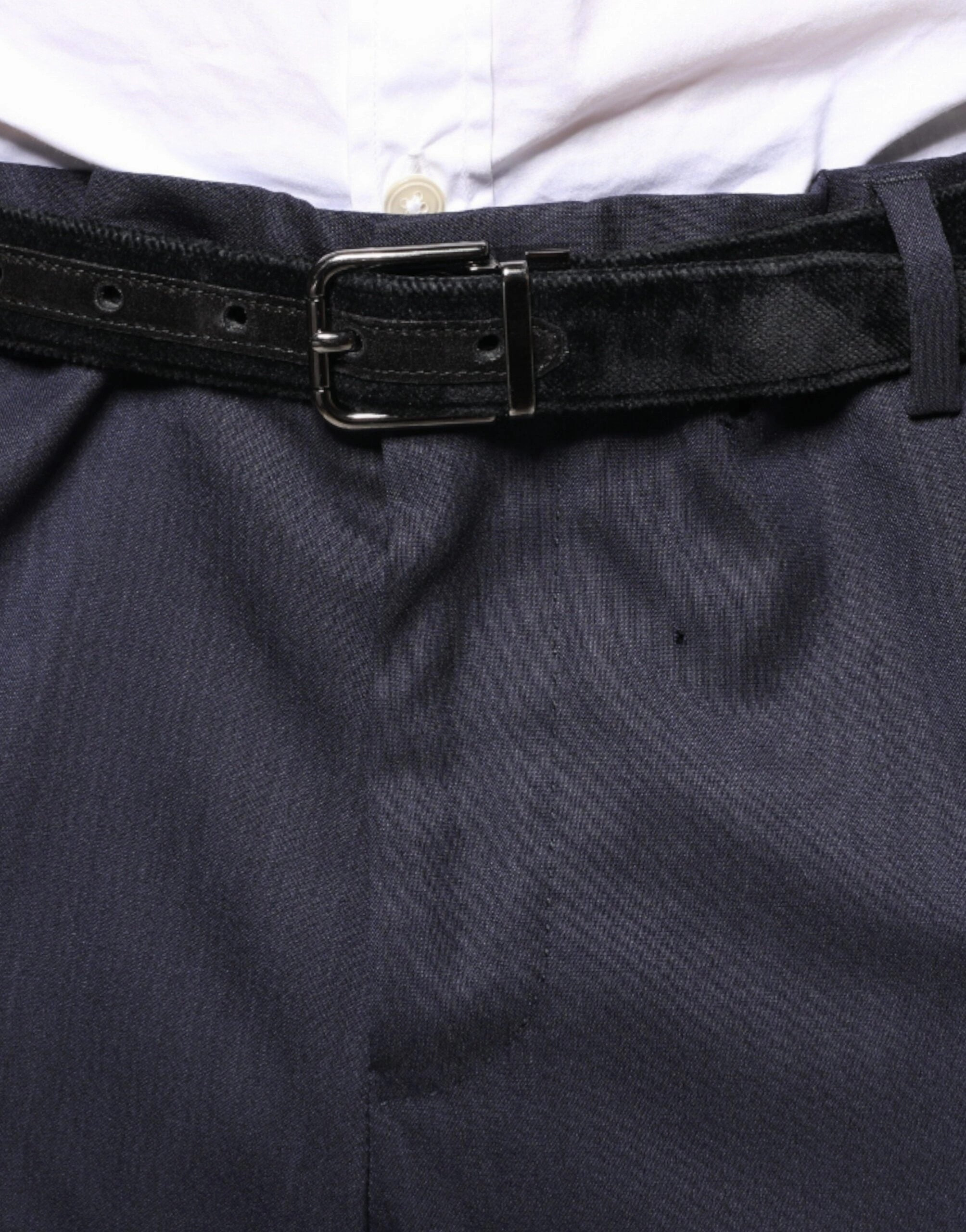 Dolce & Gabbana Wool Skinny Formal Dress Men's Pants