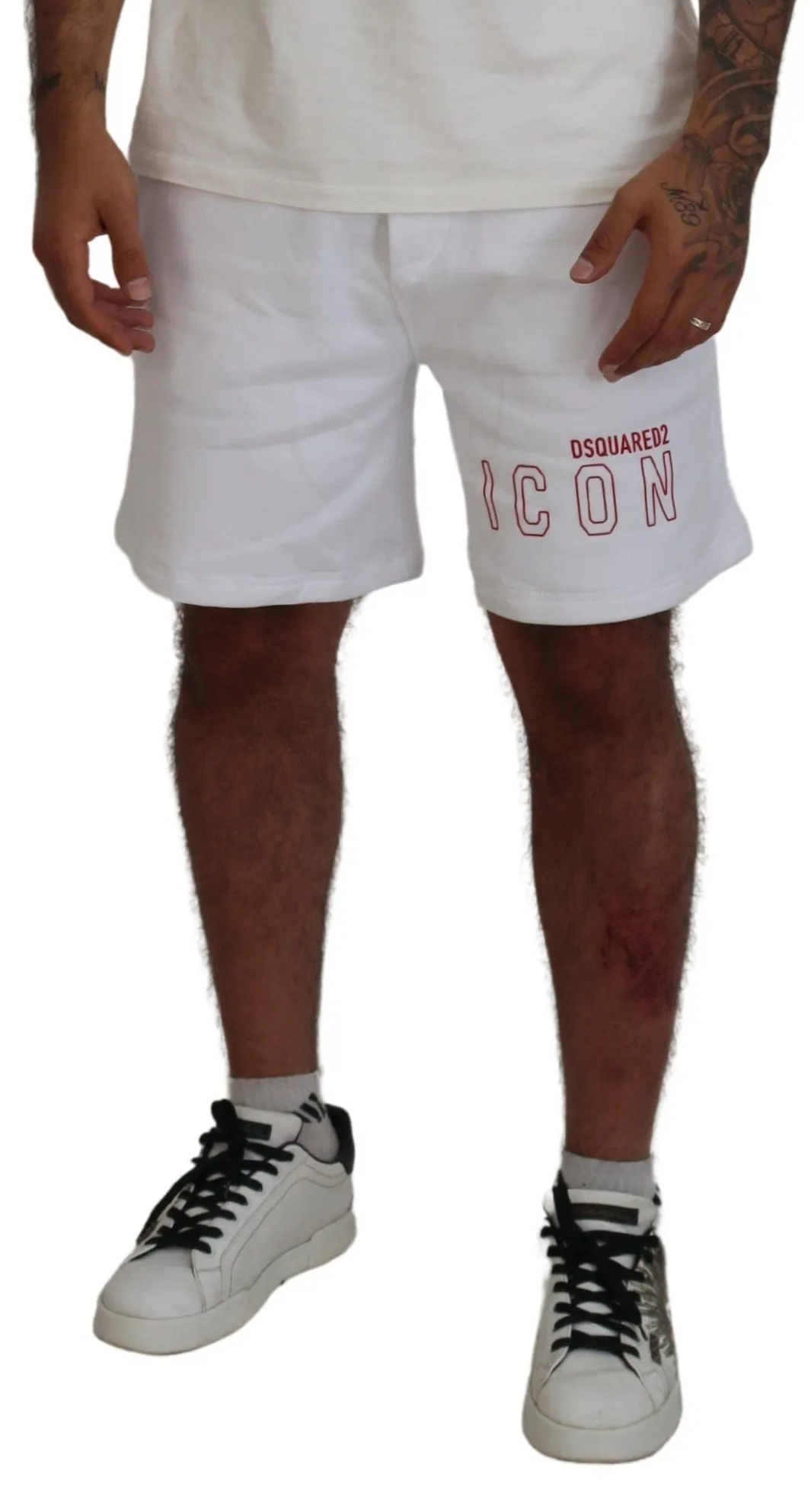 Dsqua  Printed Pull On Men Casual Bermuda Men's Shorts