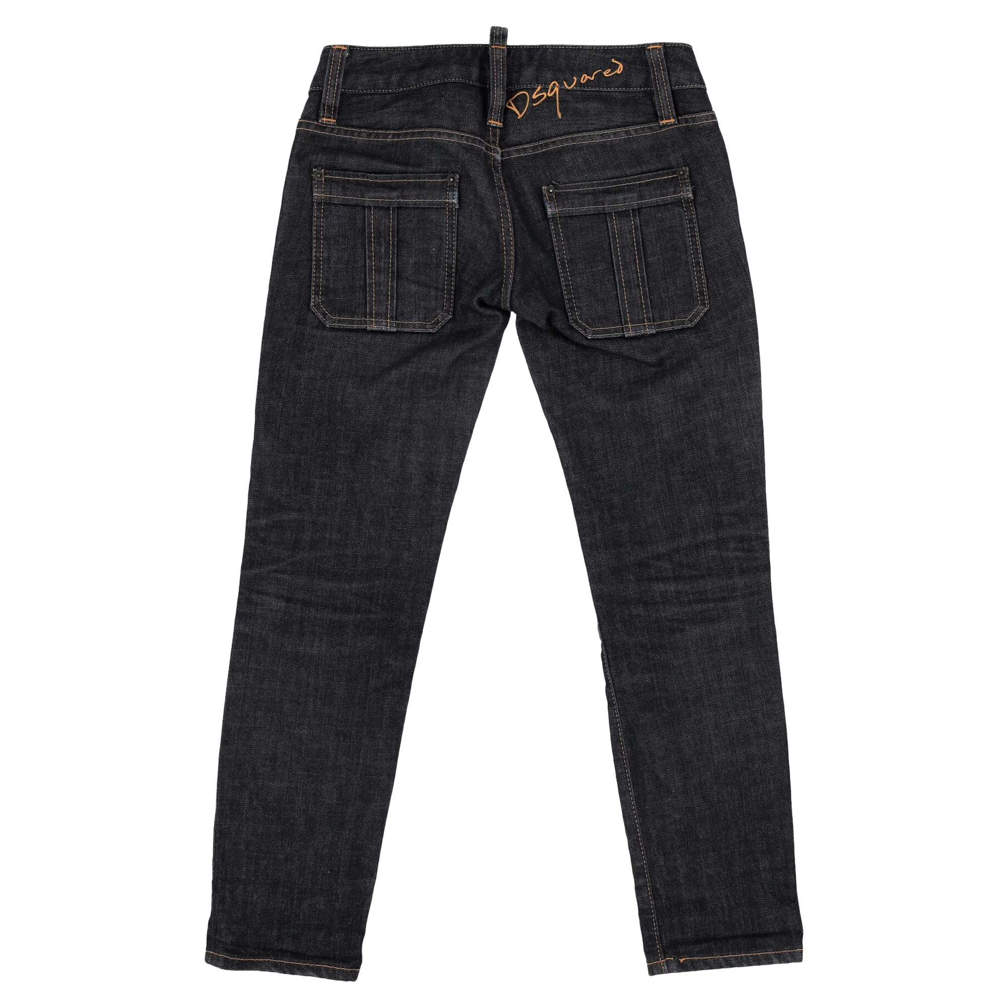 Dsquared2 Slim Fit Jeans in Navy Blue Cotton