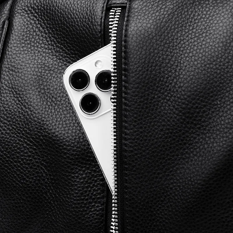 Elegance in Motion: Genuine Leather Women's Backpack