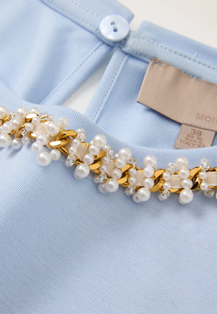 Embellished Chain-detail Sleeveless top