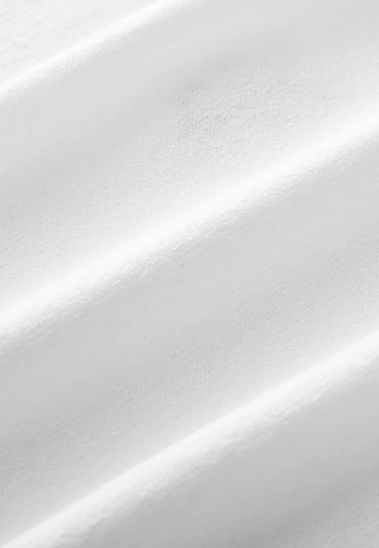 Embroidery-detail Ribbed-trim Knitted Top