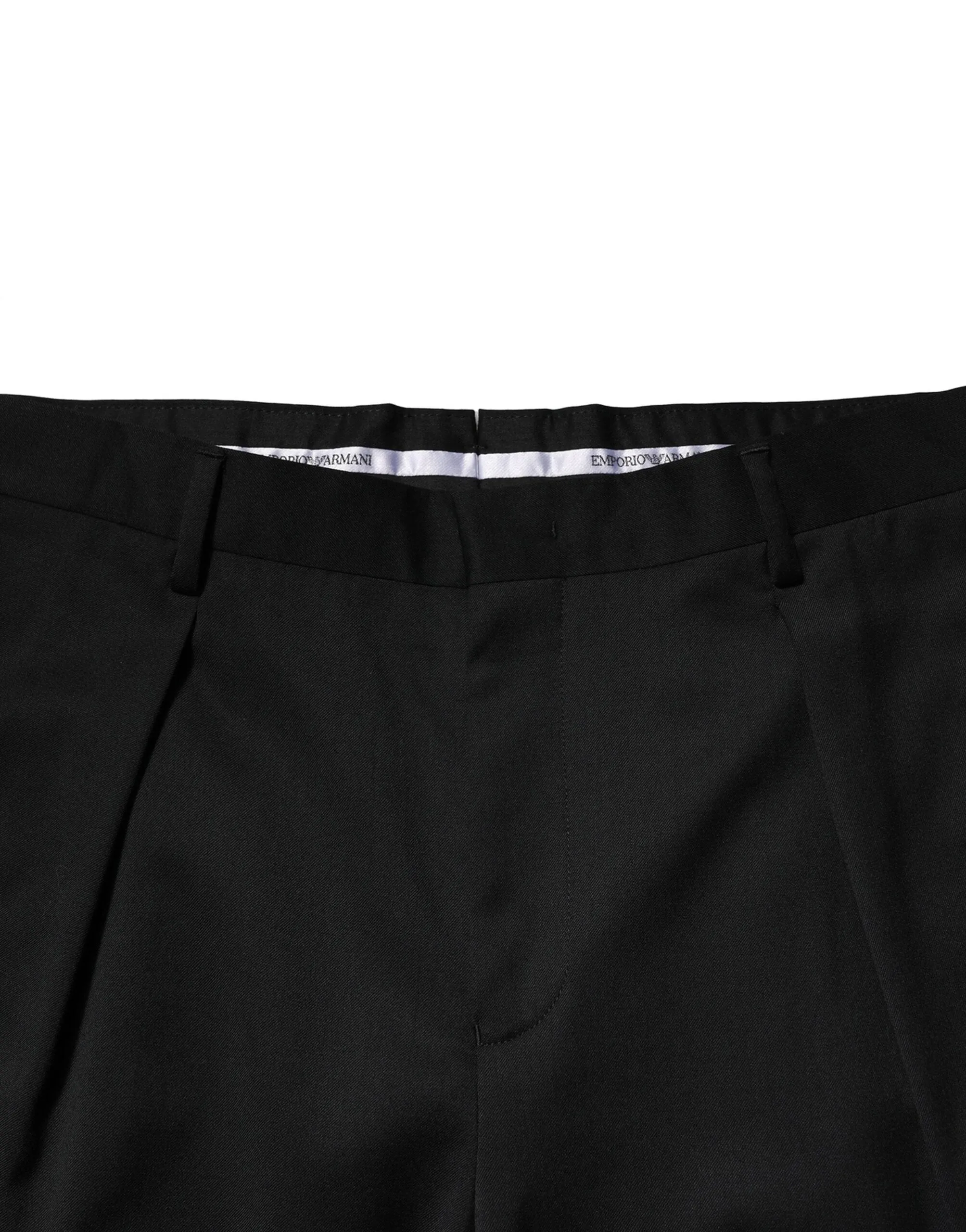 Emporio Armani Wool Straight Men Formal Men's Pants